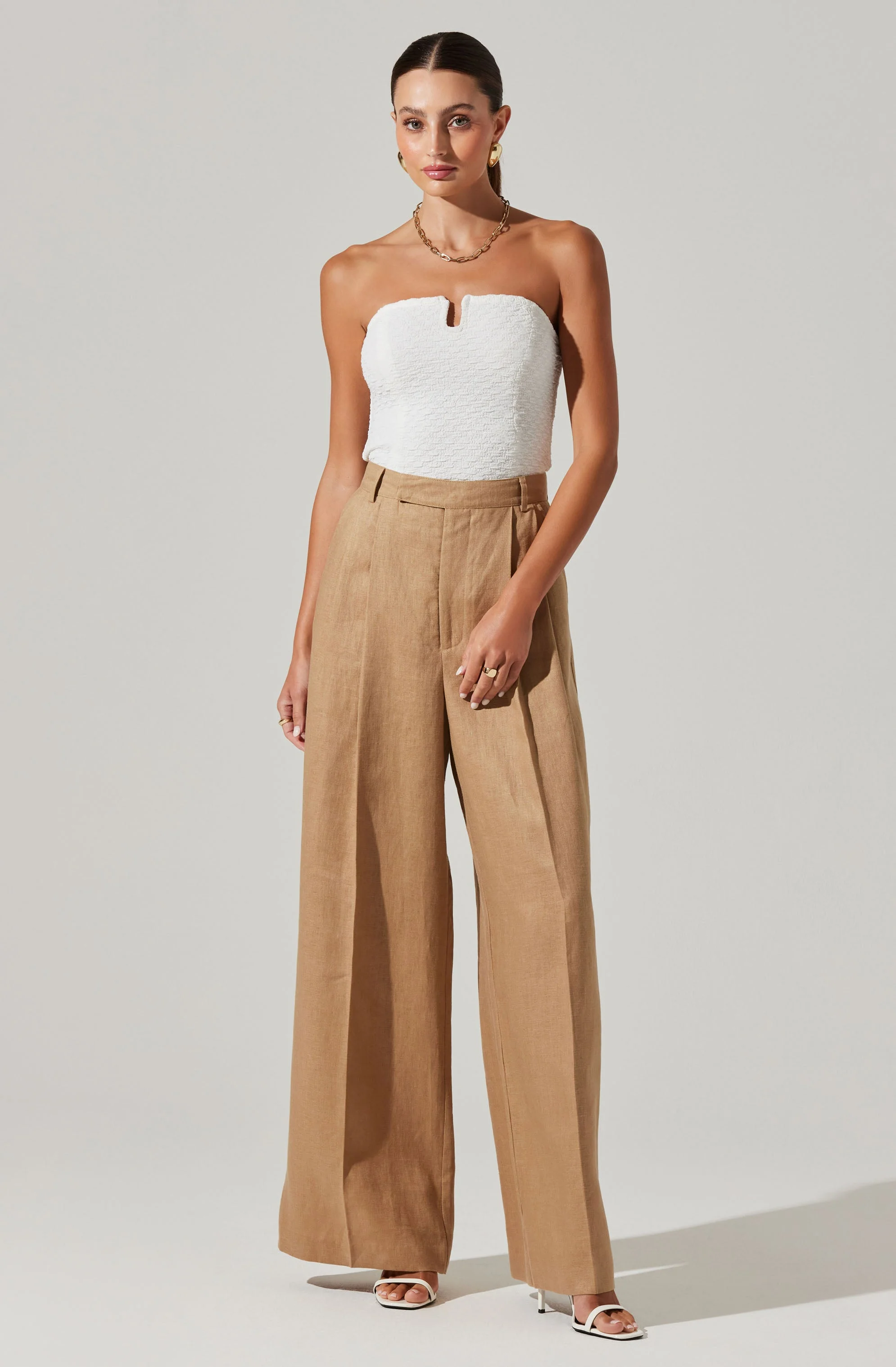 Milani Wide Leg Trouser Pants - Image 3