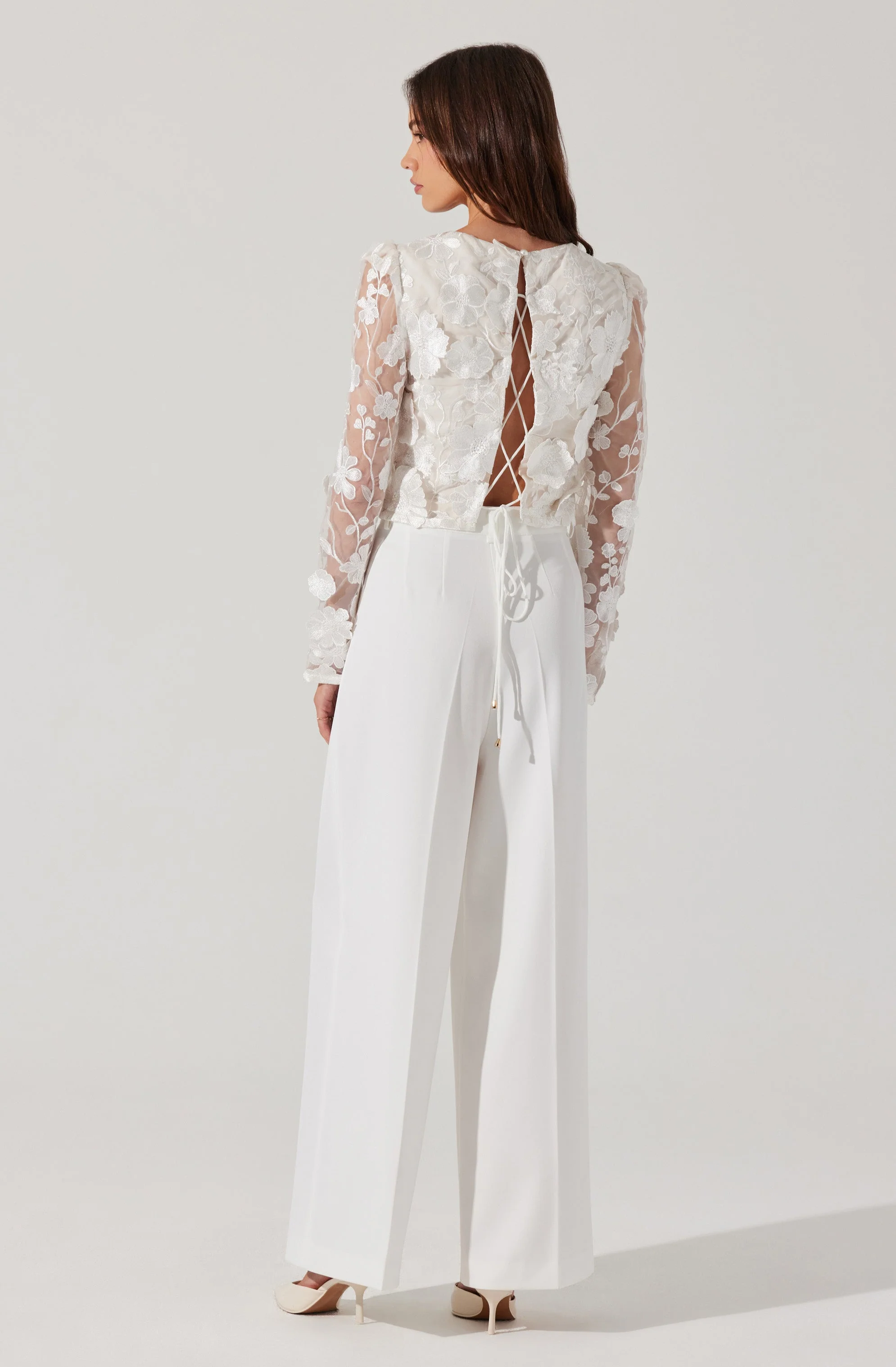 Milani Wide Leg Trouser Pants - Image 4
