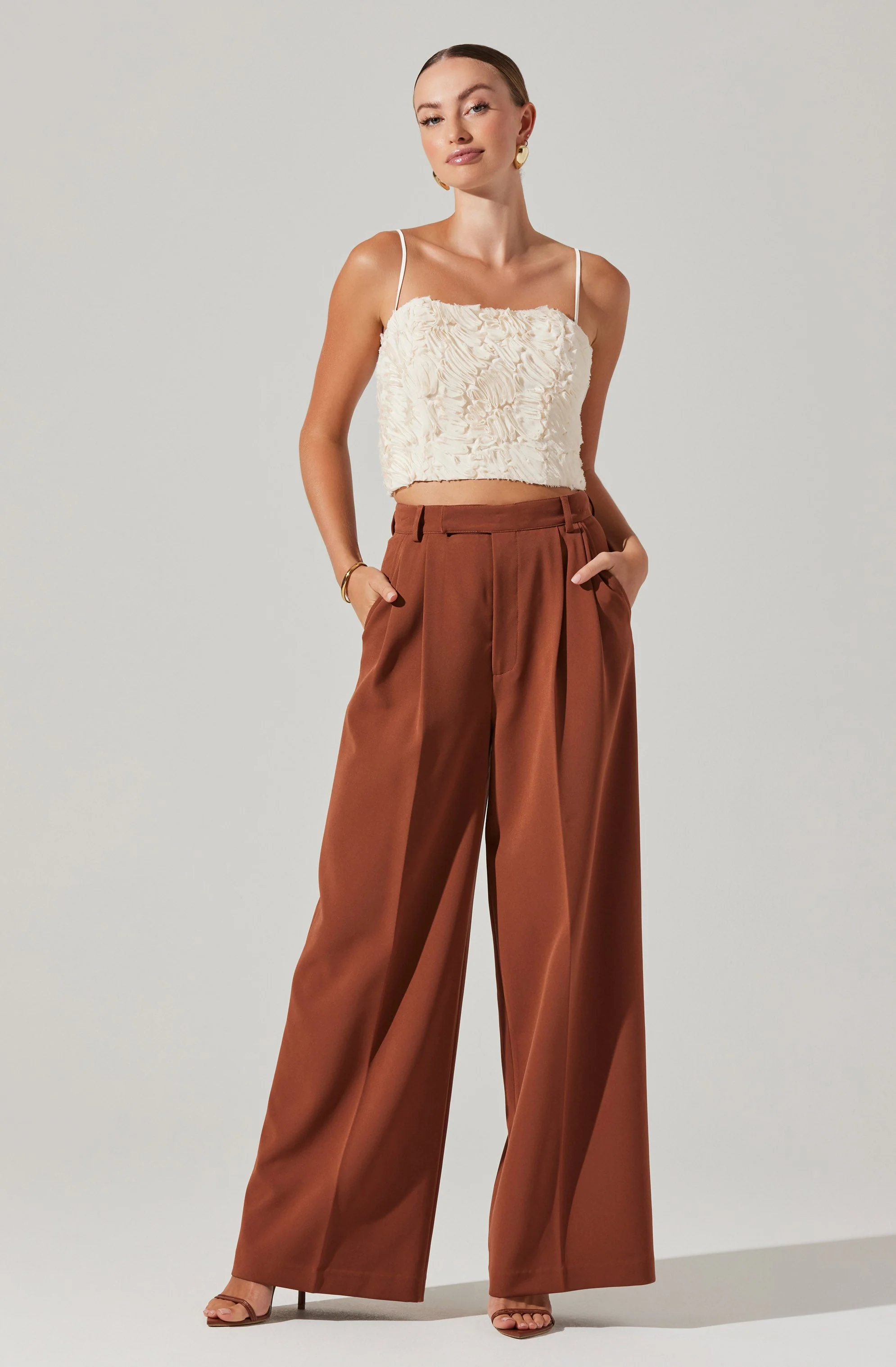 Milani Wide Leg Trouser Pants - Image 7