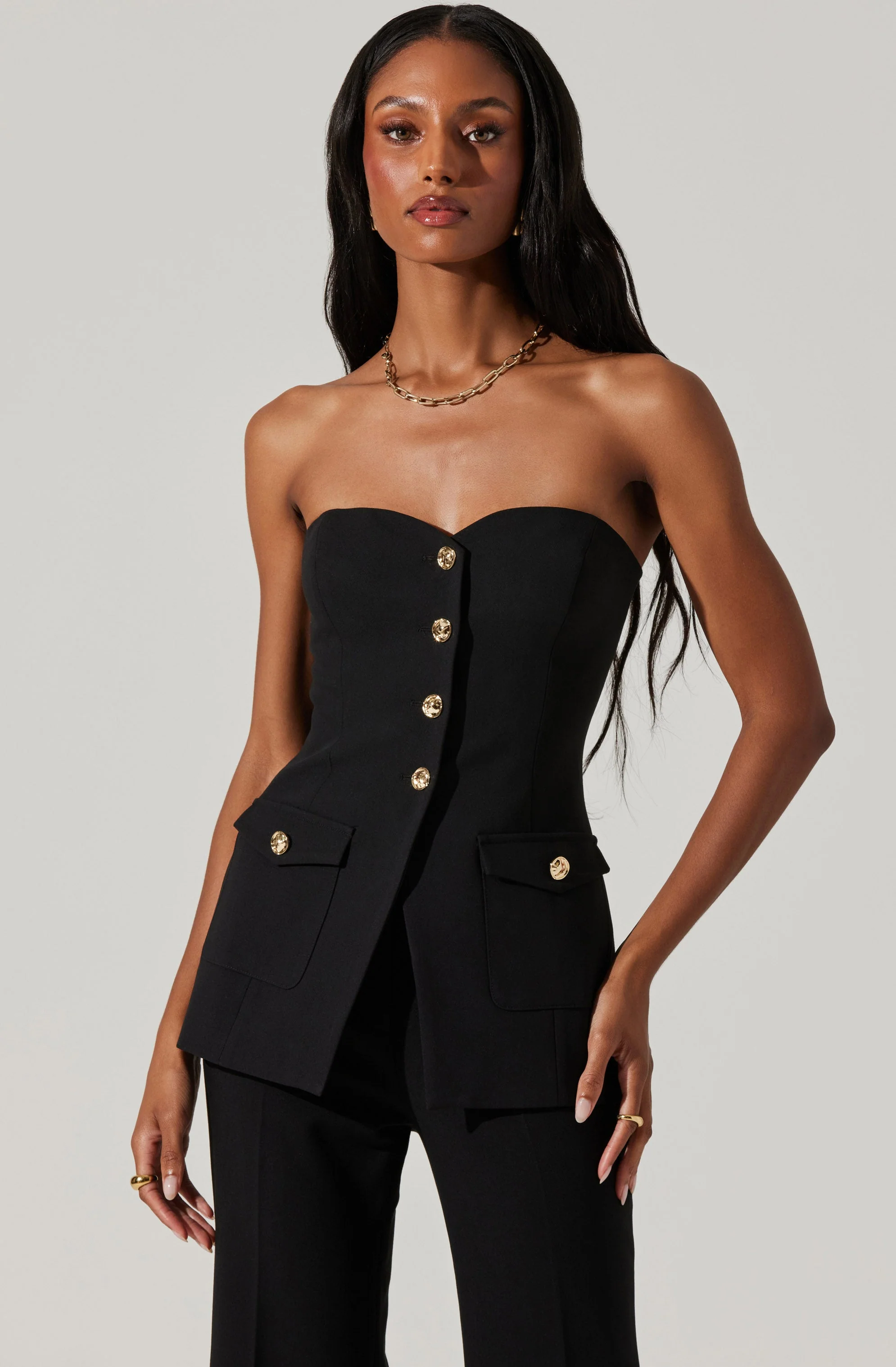 Milani Tailored Bustier Top - Image 3