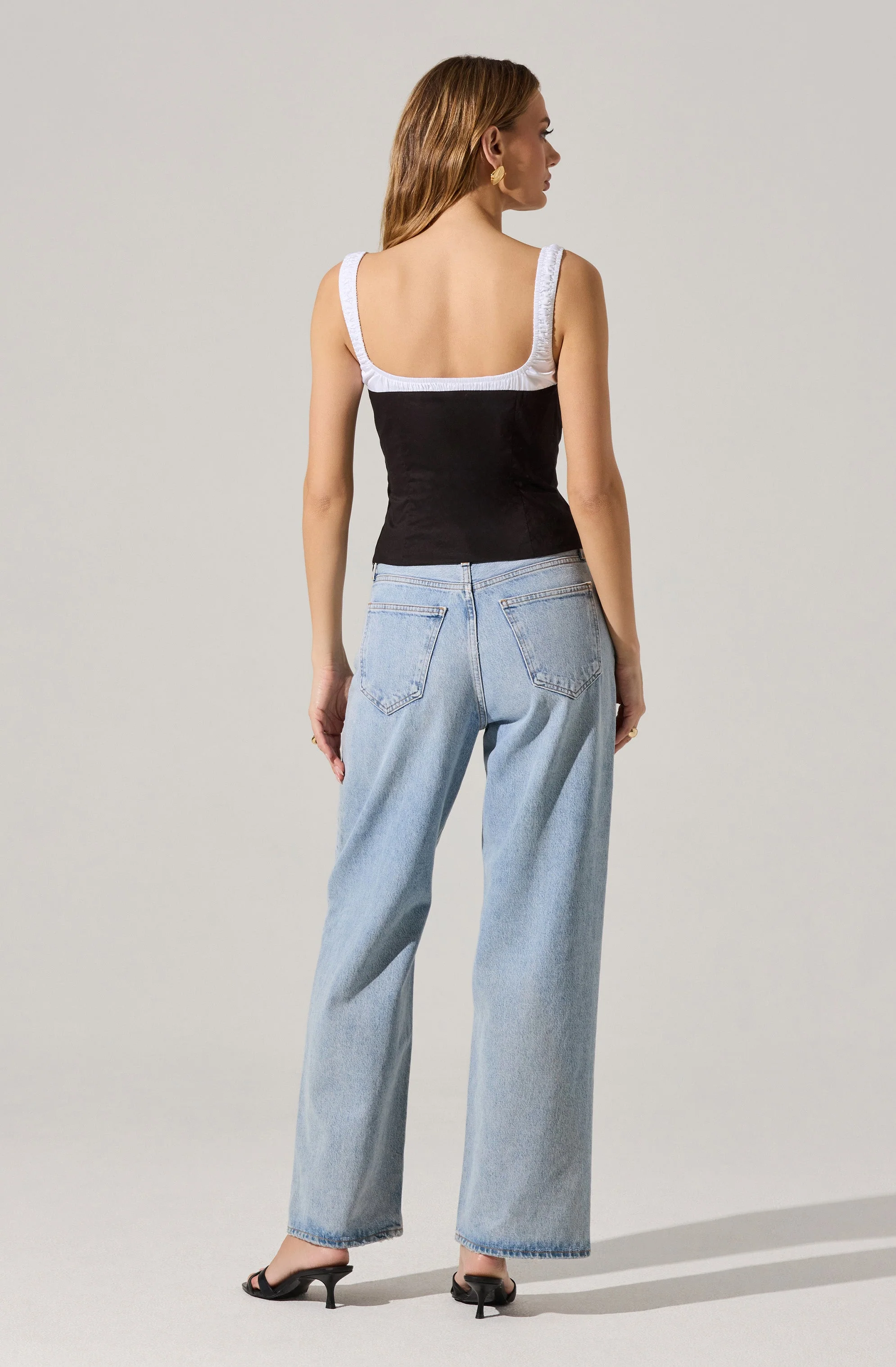 Contrast Milkmaid Top - Image 5