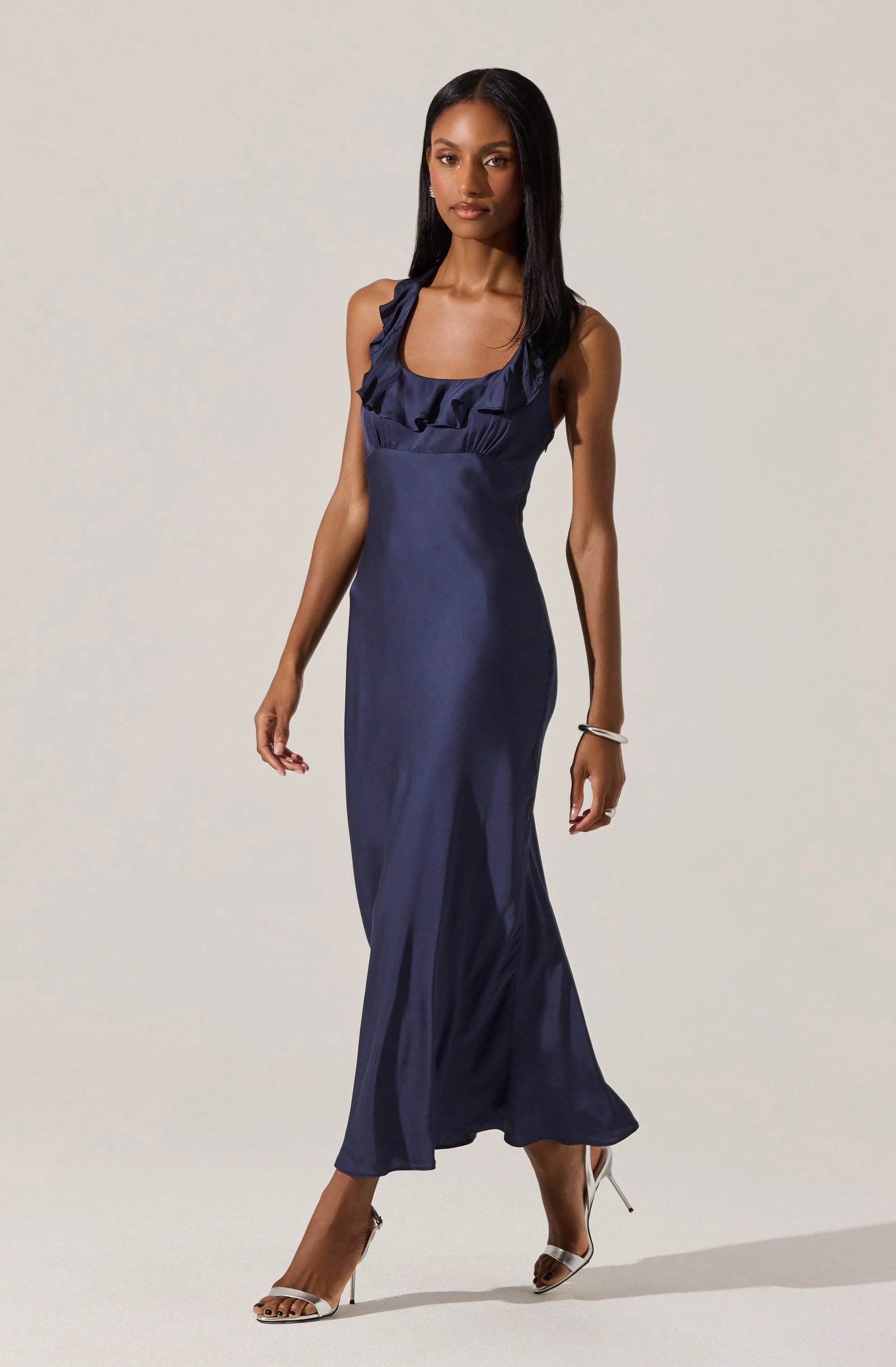 Morrigan Ruffle Trim Halter Dress - Image 3