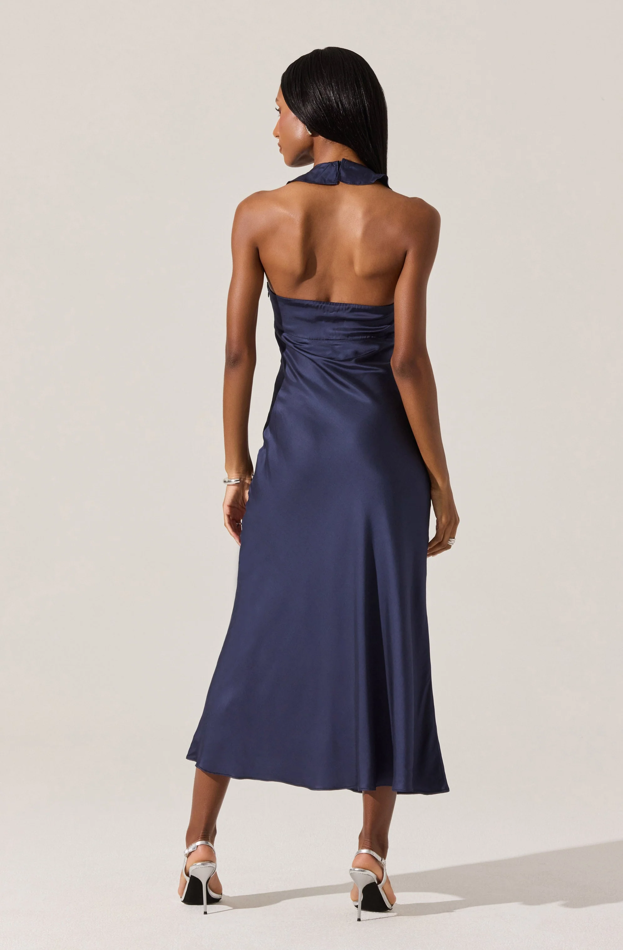 Morrigan Ruffle Trim Halter Dress - Image 4