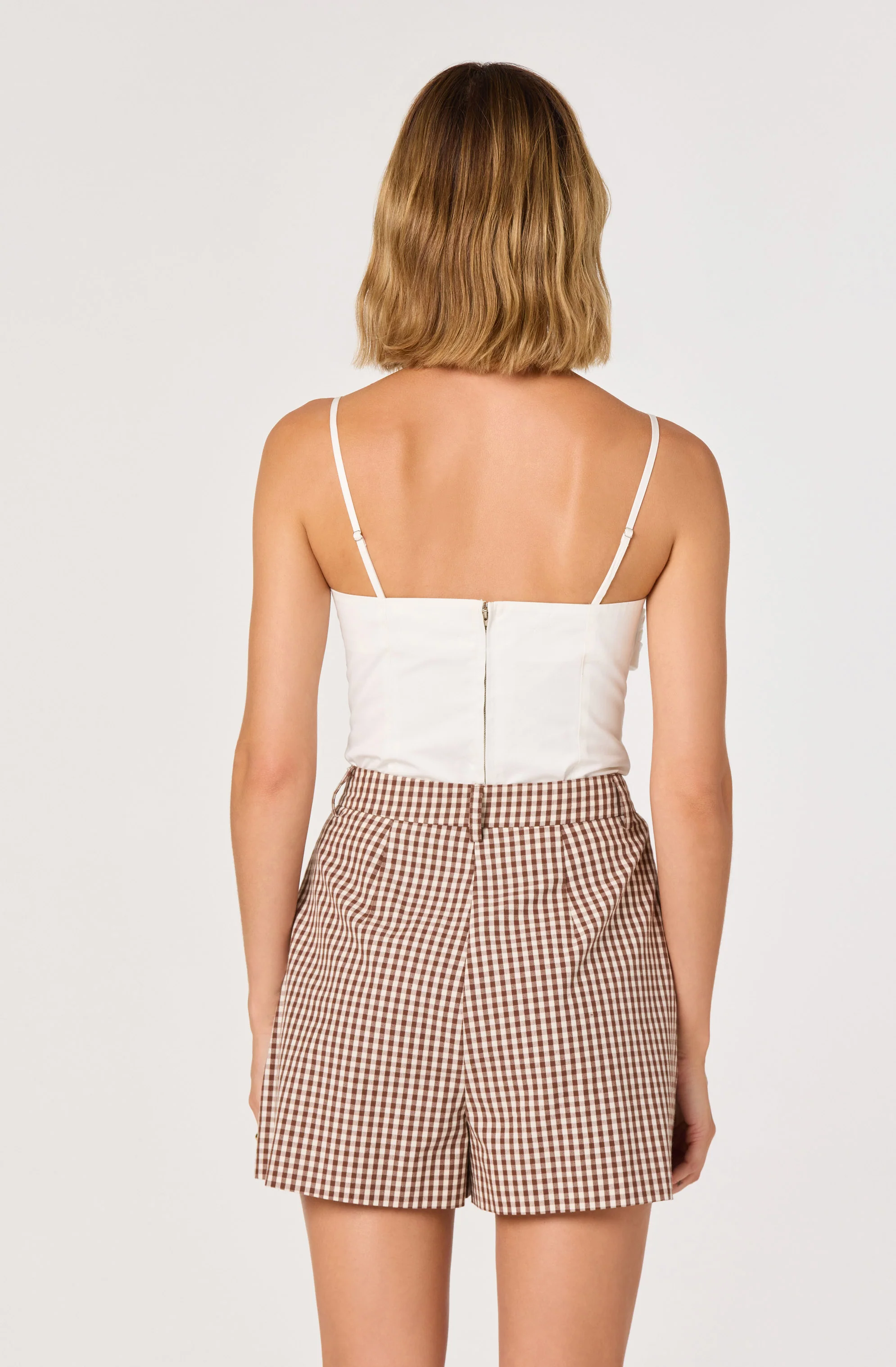 Nakia Bow Detail Cropped Top - Image 2
