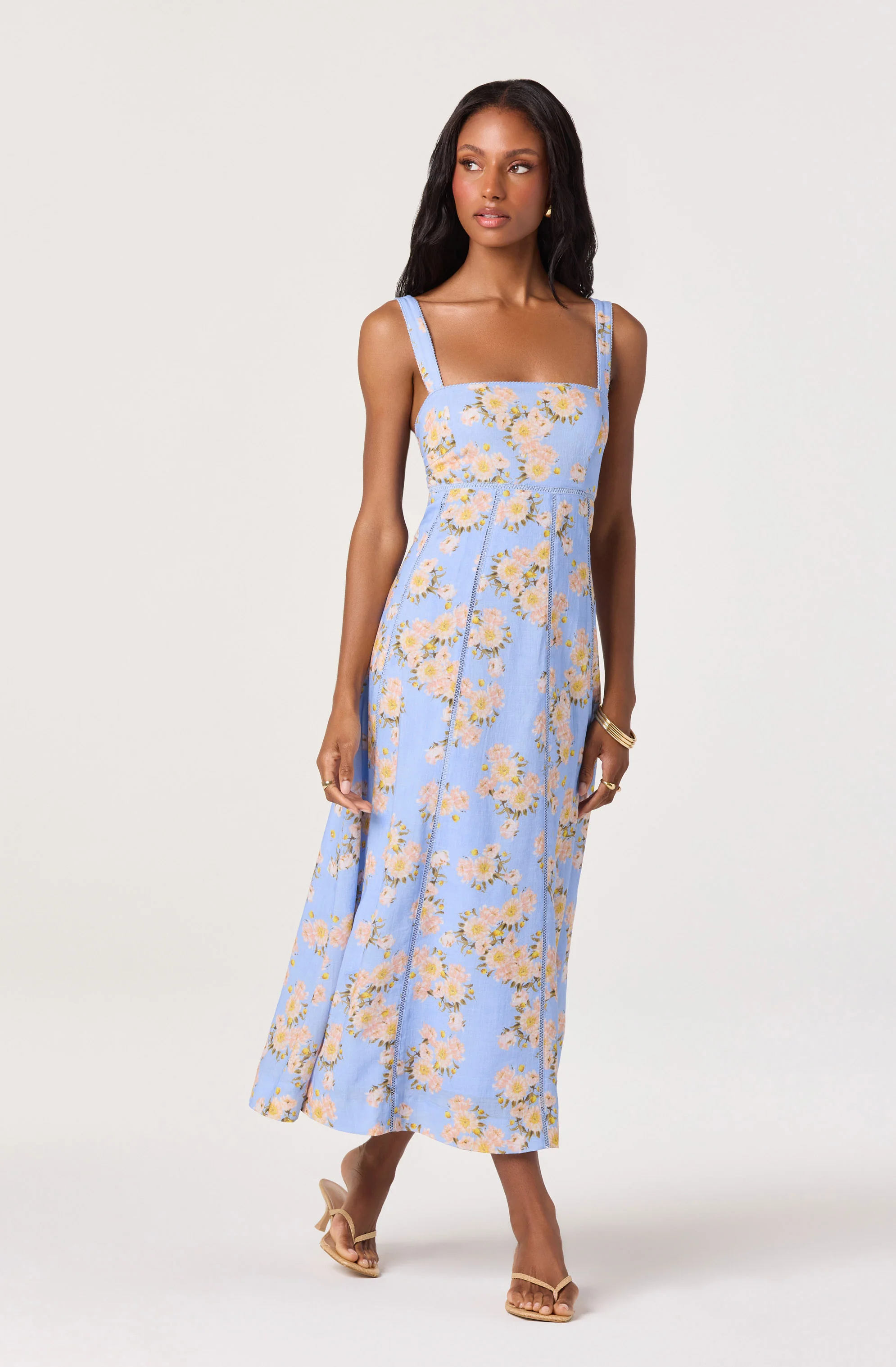 Nathalie Floral Maxi Dress - Image 5