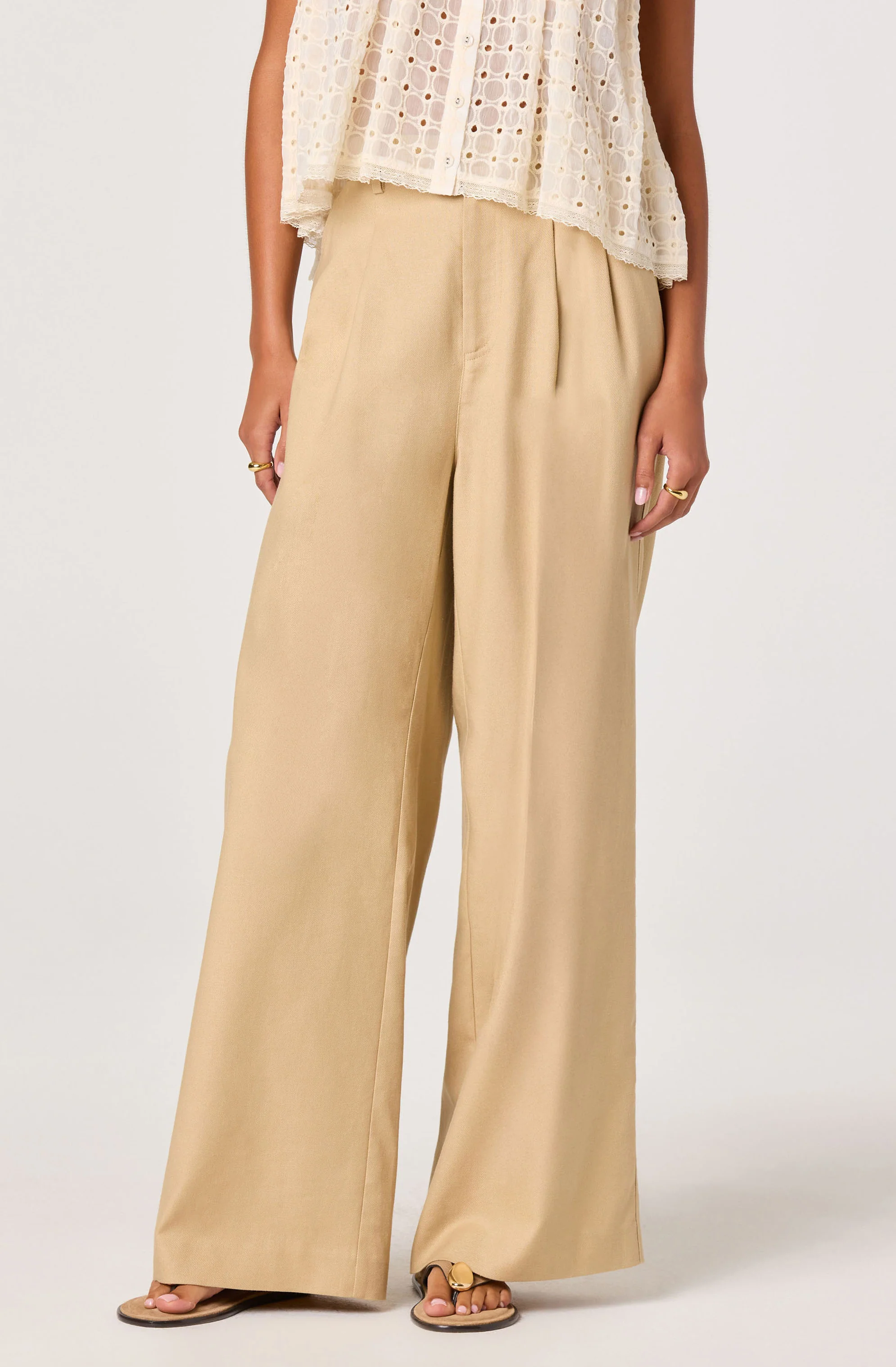 Neha Linen High-Rise Wide Leg Pants - Image 7