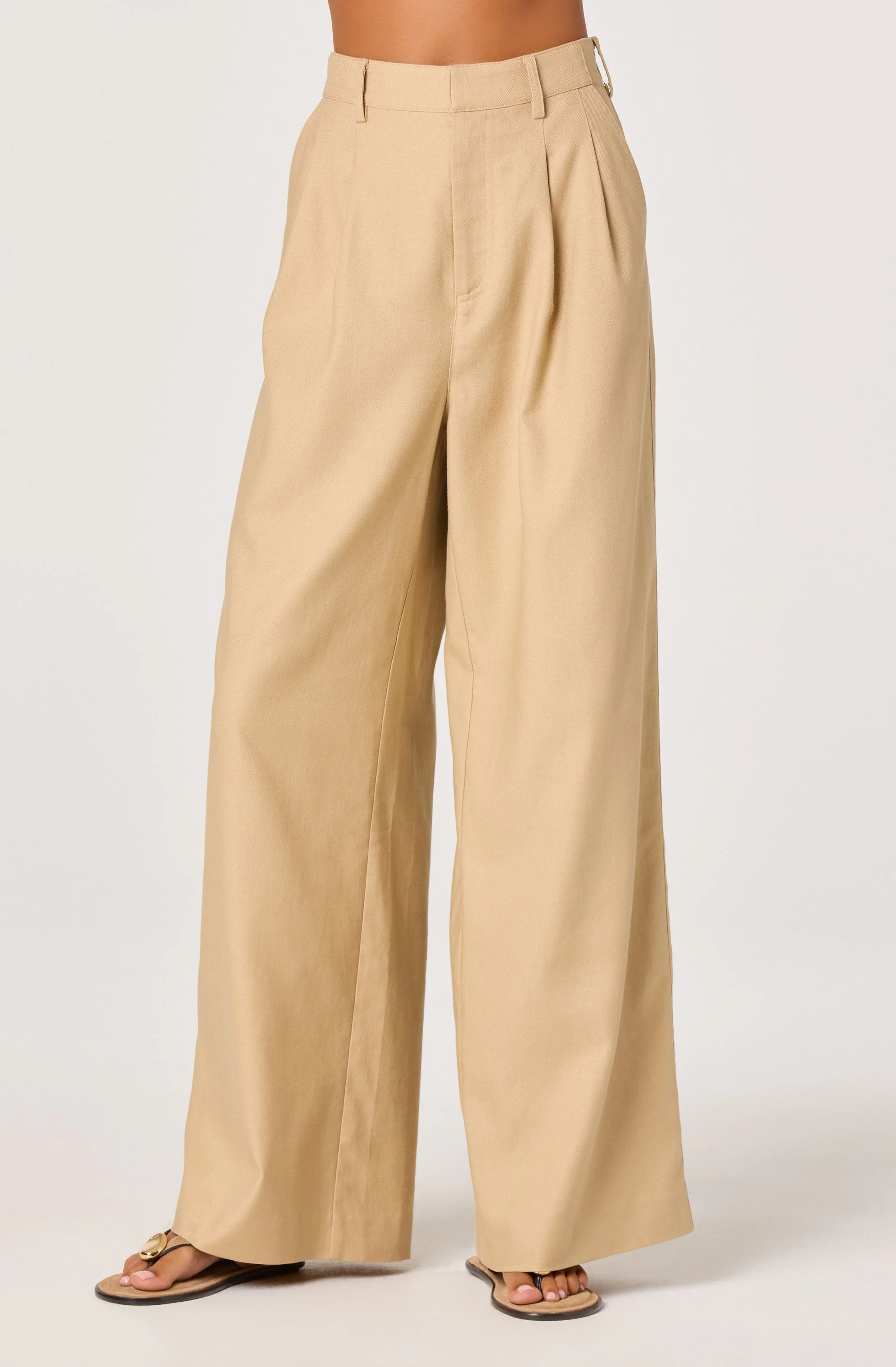 Neha Linen High-Rise Wide Leg Pants - Image 9