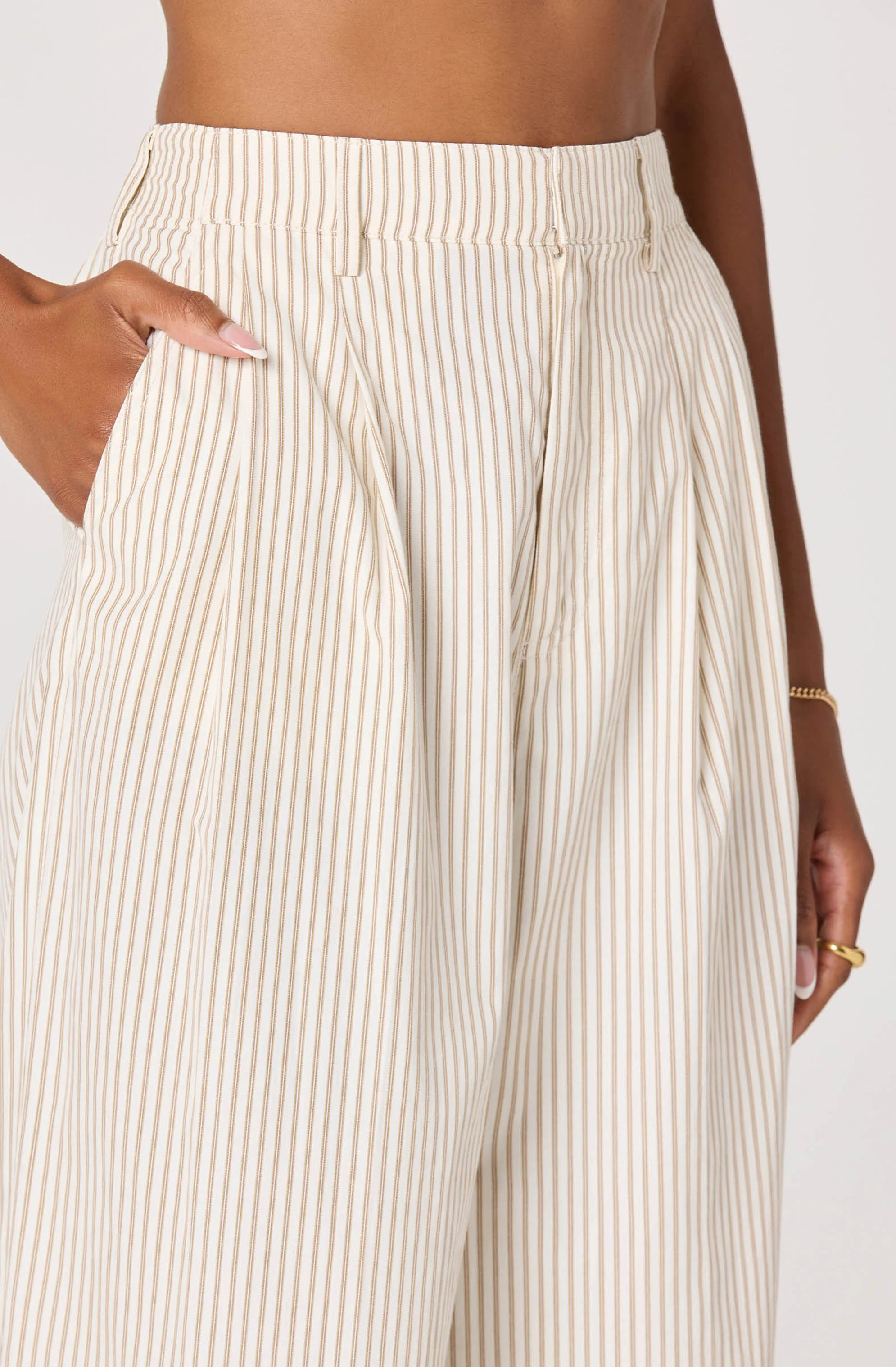 Neha Striped High-Rise Wide Leg Pants - Image 11