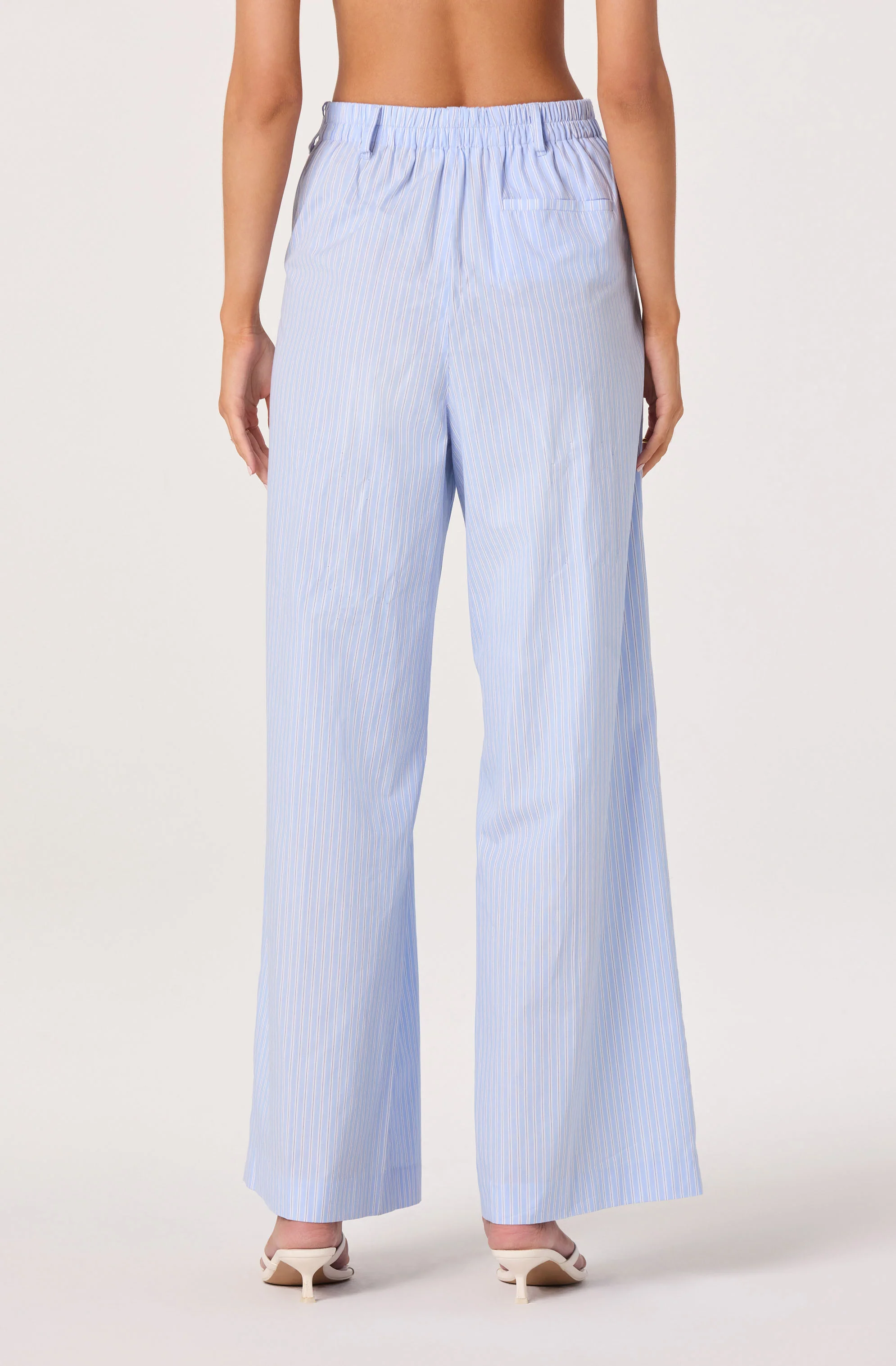 Neha Striped High-Rise Wide Leg Pants - Image 5