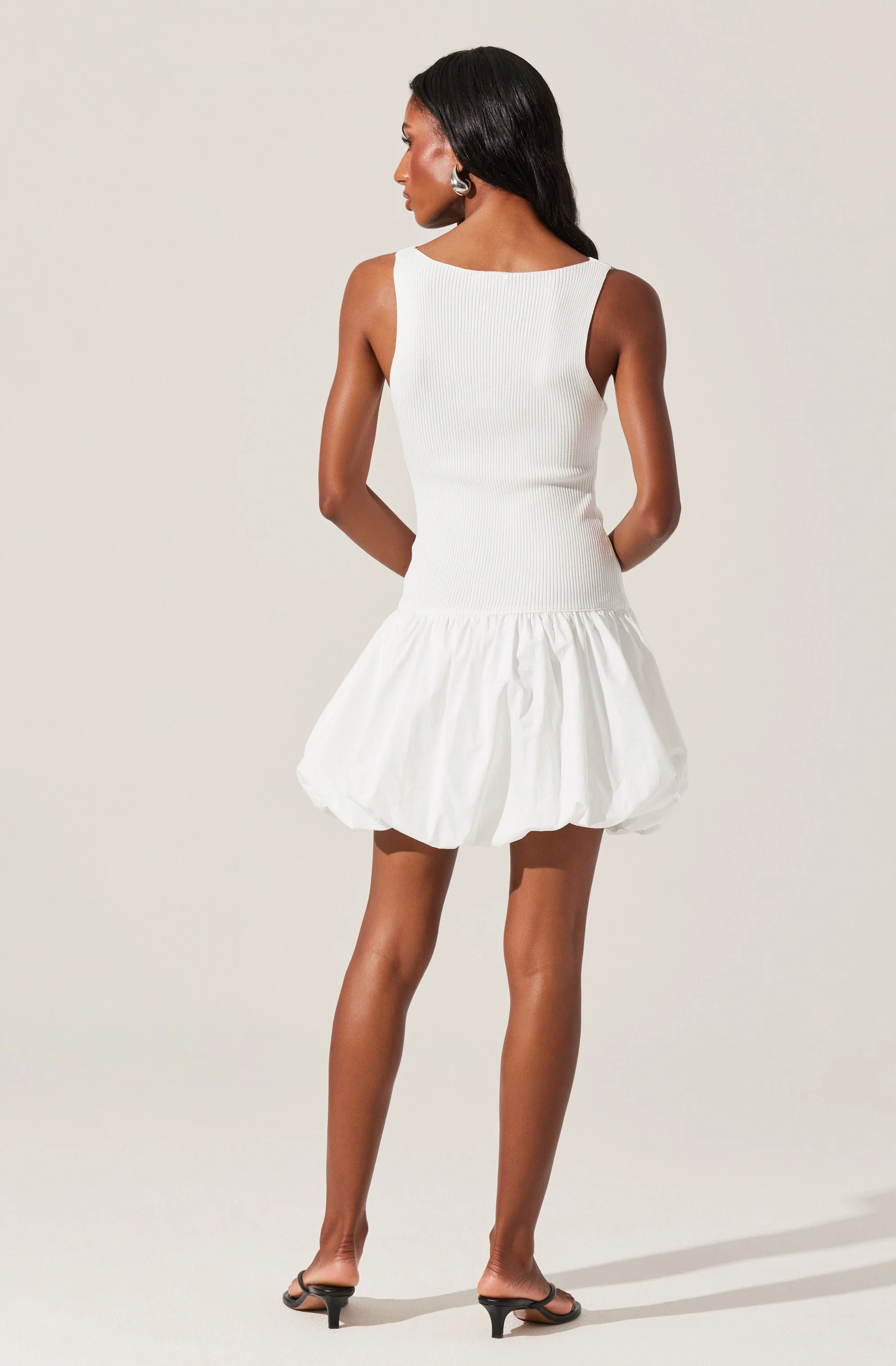 Nettie Bubble Hem Sweater Dress - Image 4