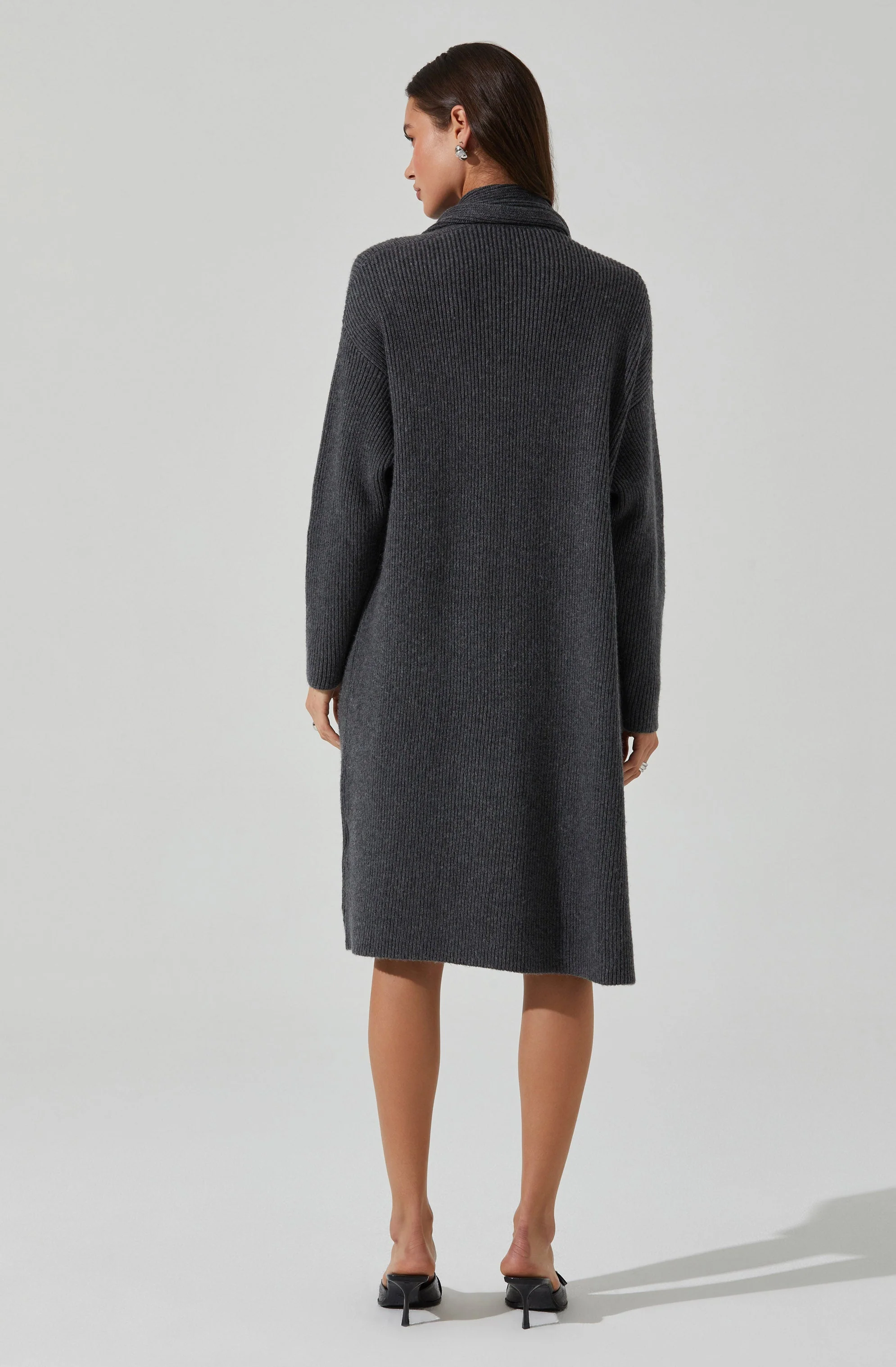 Noemi Ribbed Scarf Cardigan - Image 12