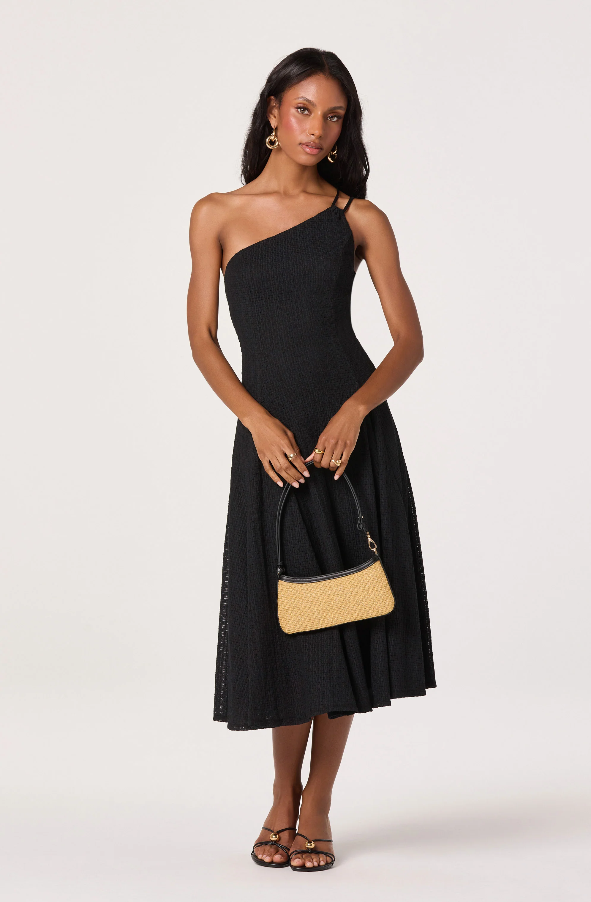 Nola One-Shoulder Knit Midi Dress - Image 5