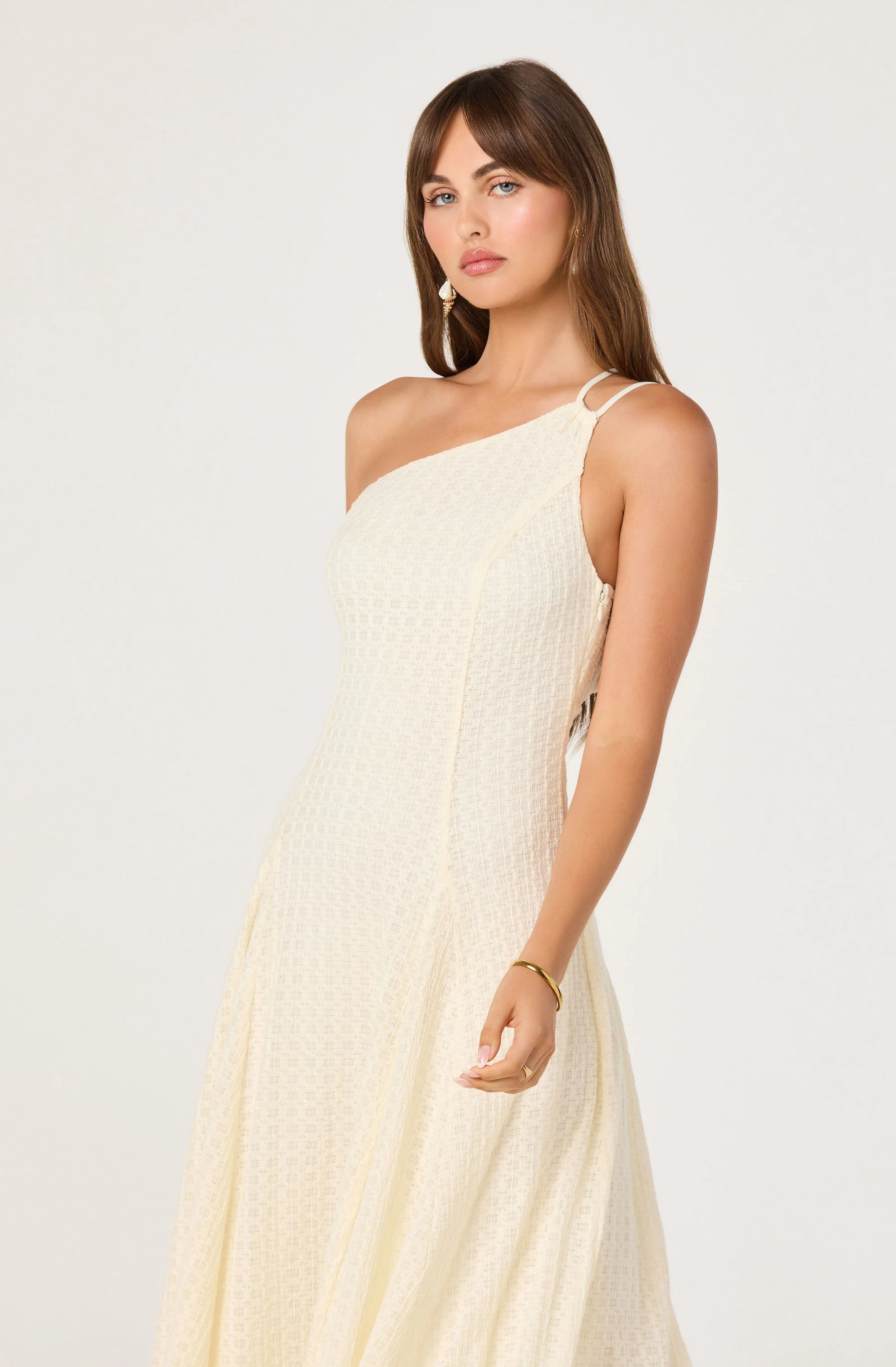 Nola One-Shoulder Knit Midi Dress - Image 9