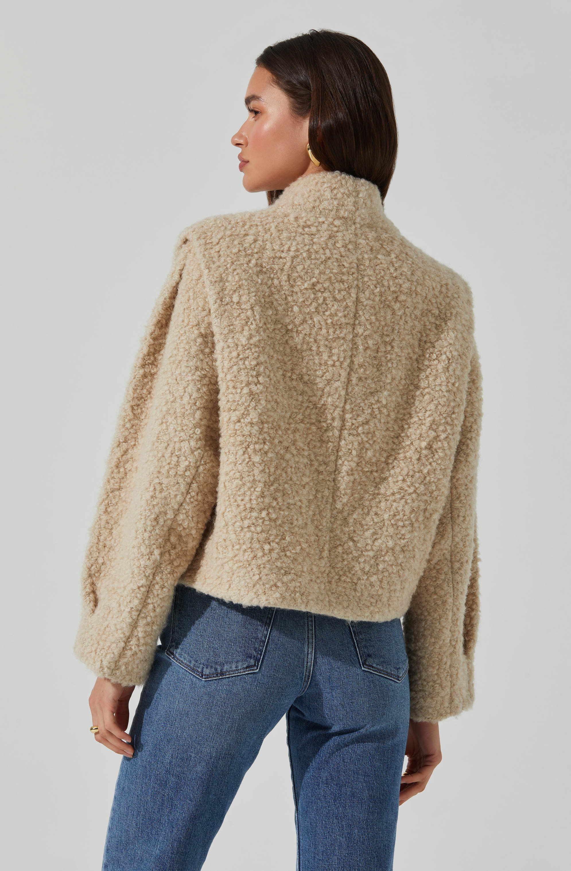 Nona Boxy Collarless Jacket - Image 6