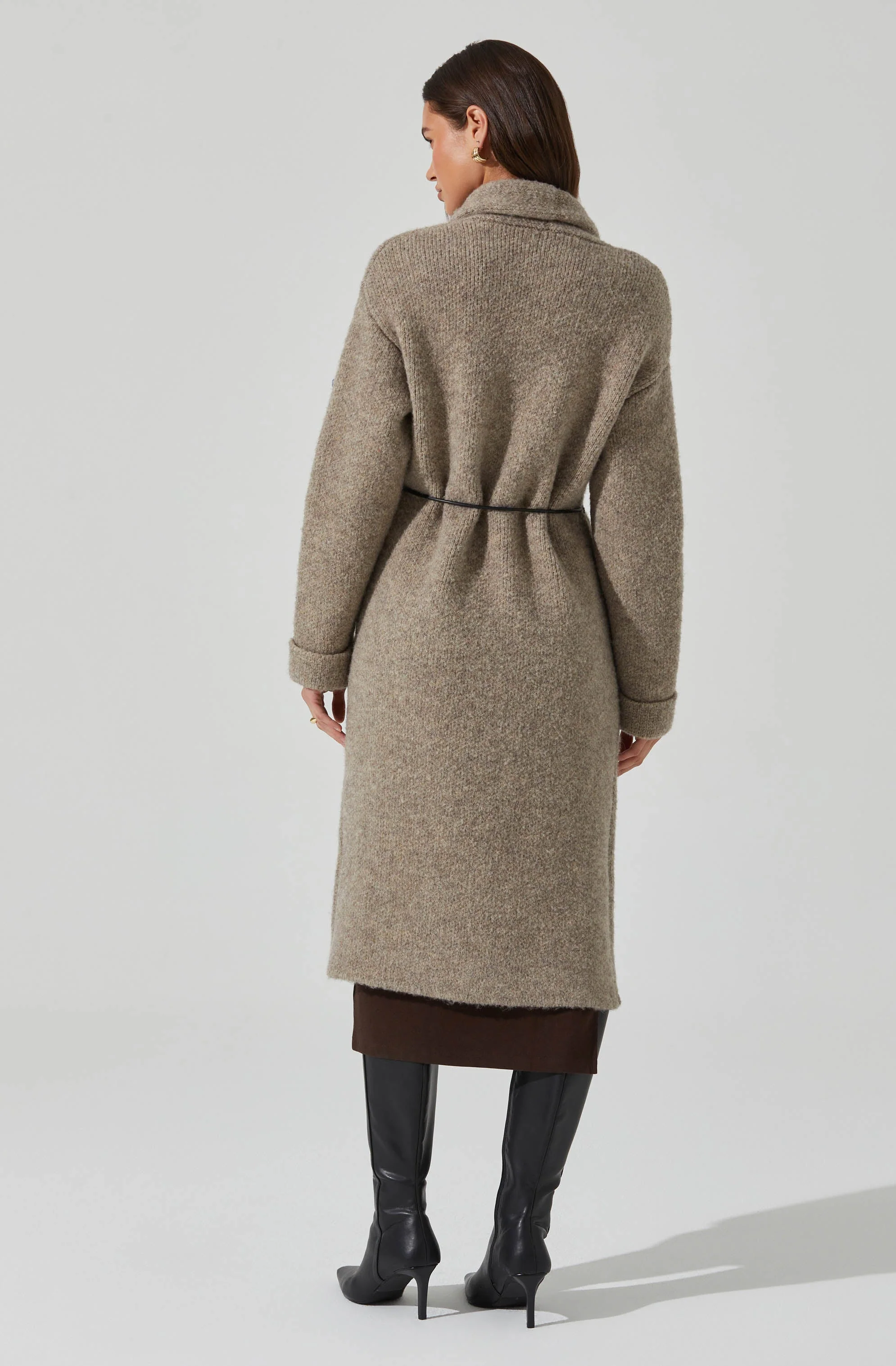 Noor Belted Maxi Cardigan - Image 5