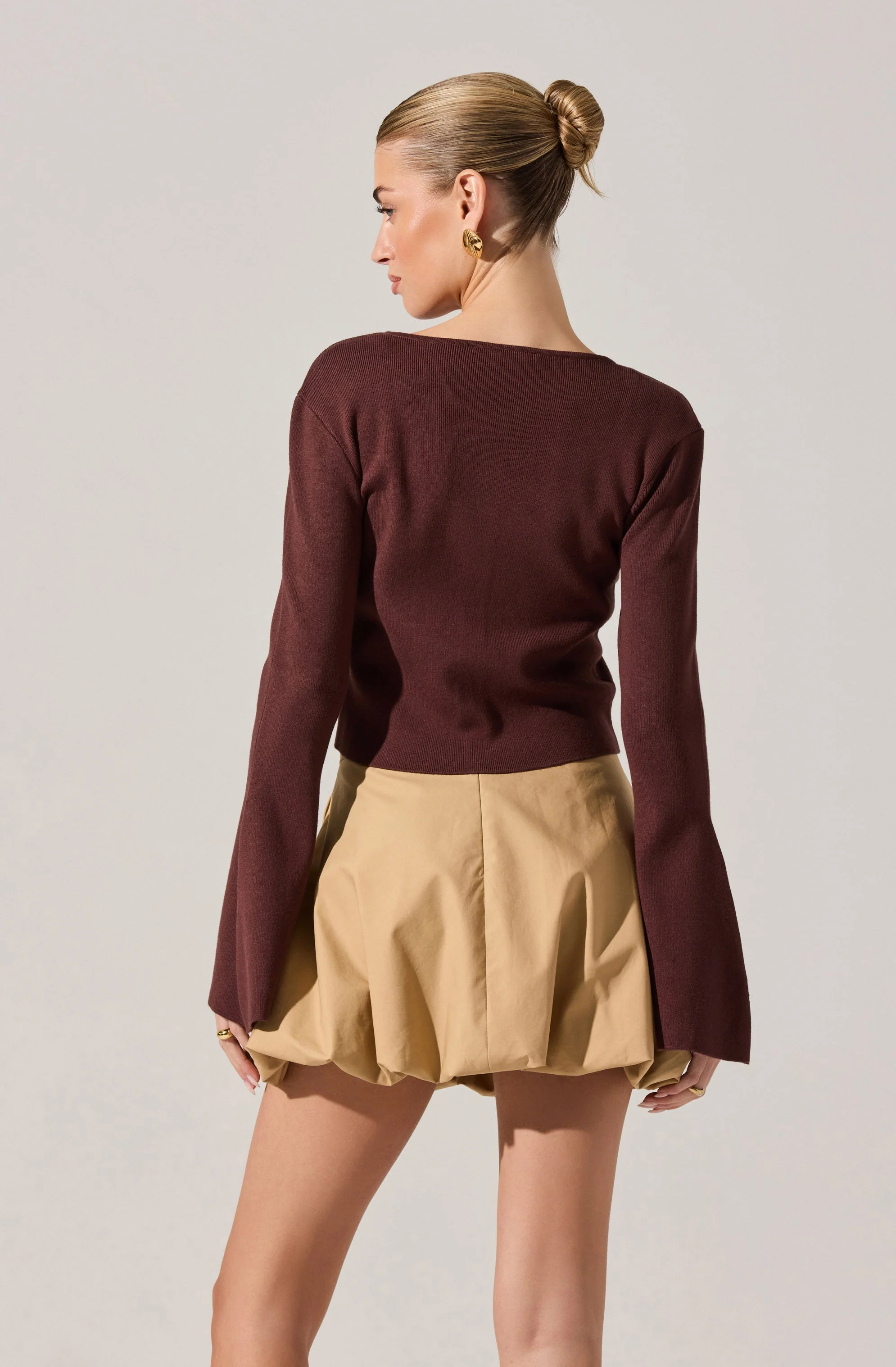 Nylah Bell Sleeve Cardigan - Image 3