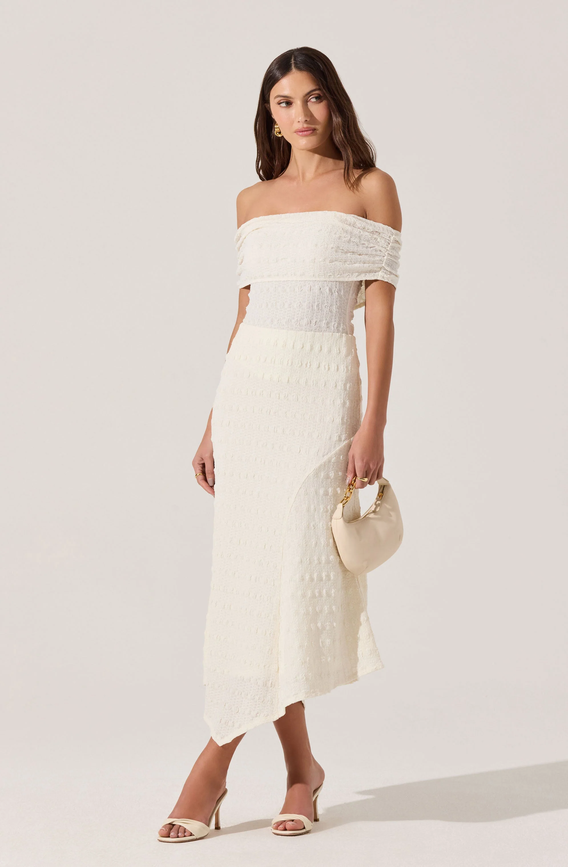 Off Shoulder Textured Knit Top - Image 14