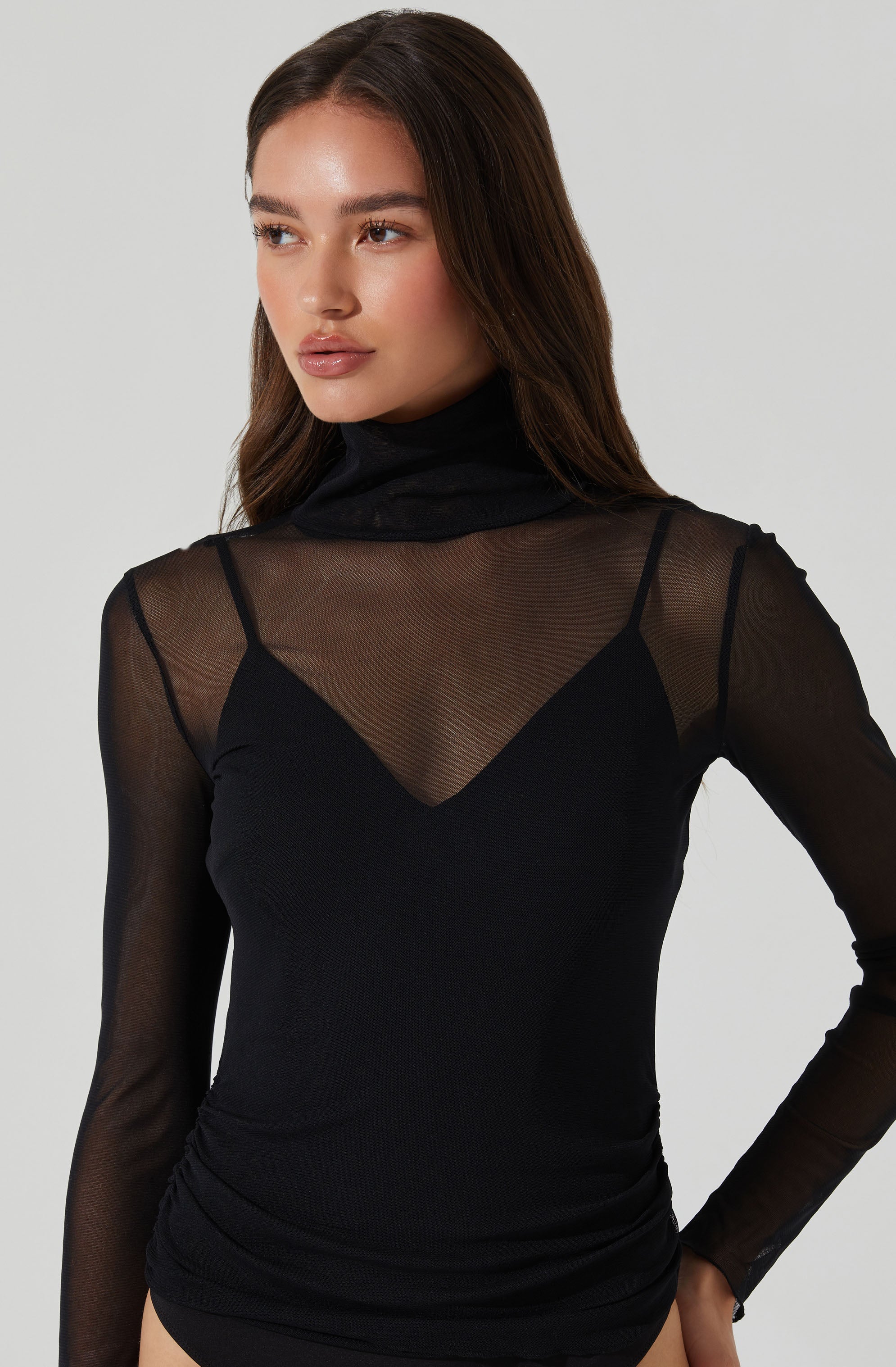 Olia Mesh Layered Bodysuit - Image 3