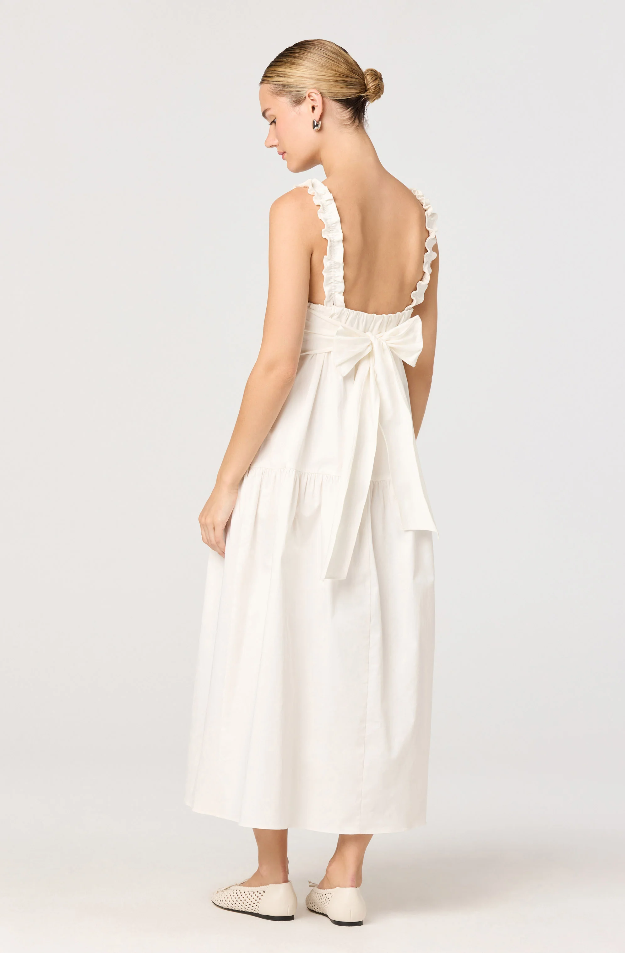 Orenthia Ruffle-Strap Smocked Maxi Dress - Image 3