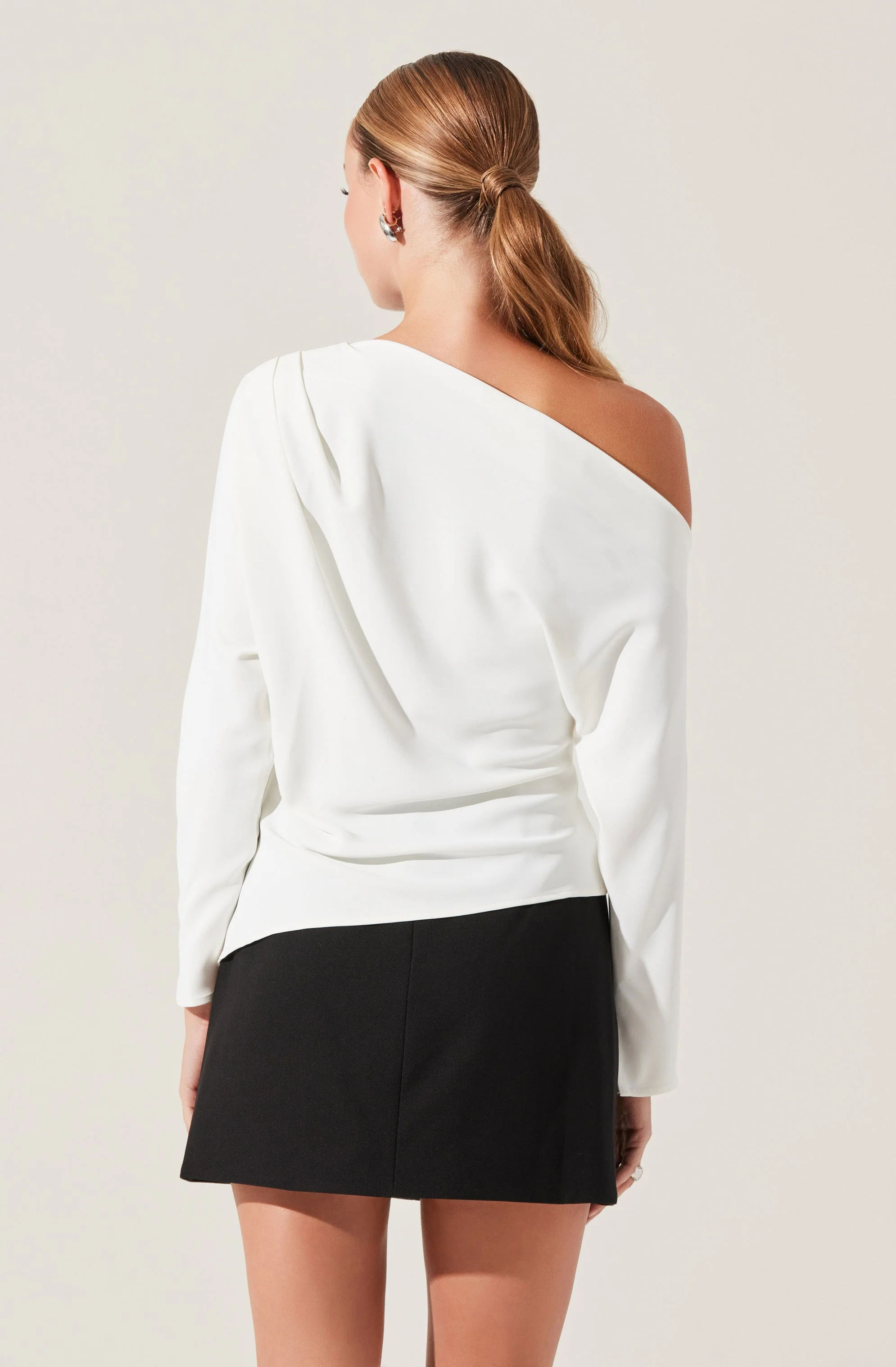 Orlia Off Shoulder Asymmetric Top - Image 12