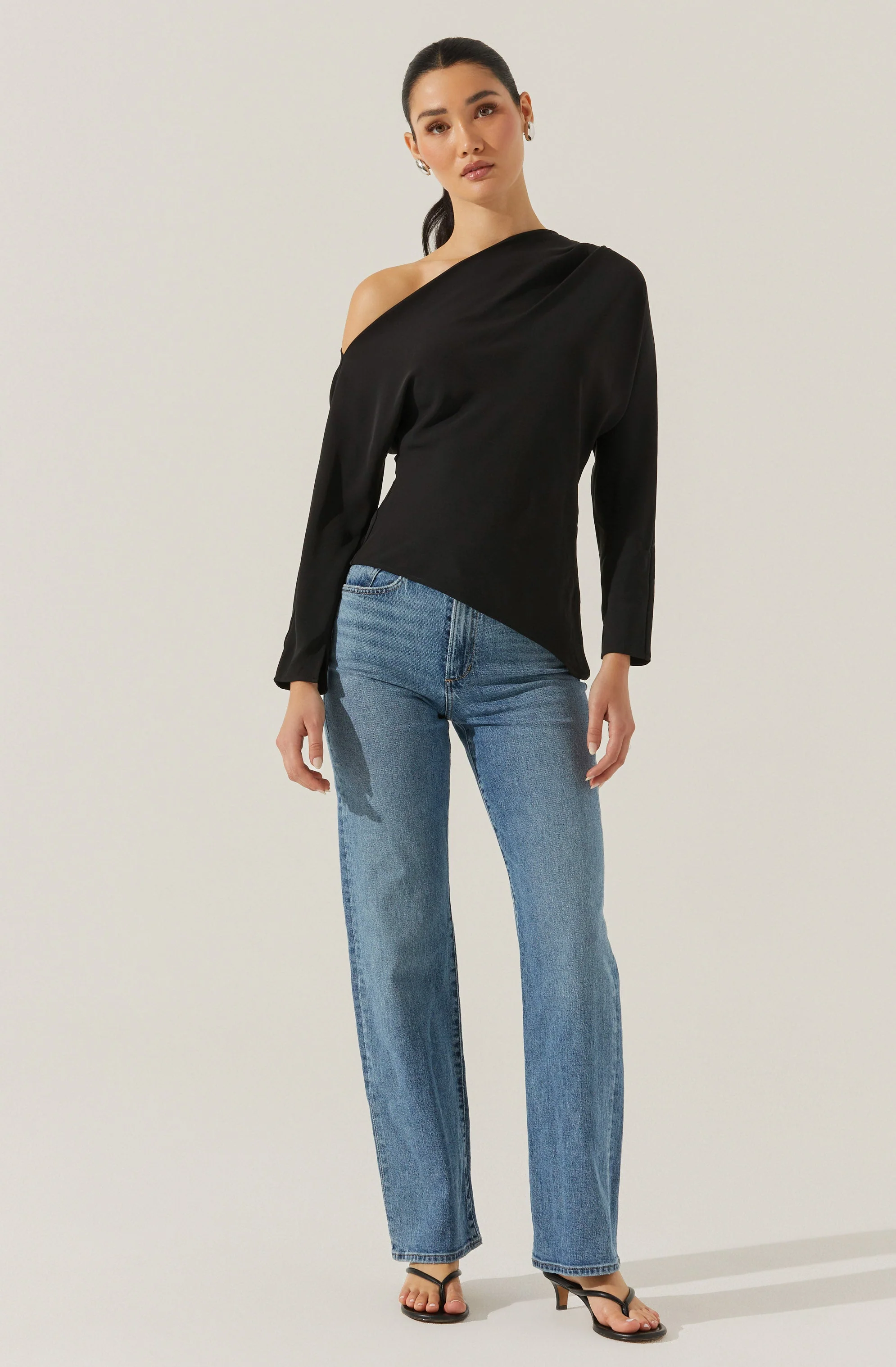 Orlia Off Shoulder Asymmetric Top - Image 2