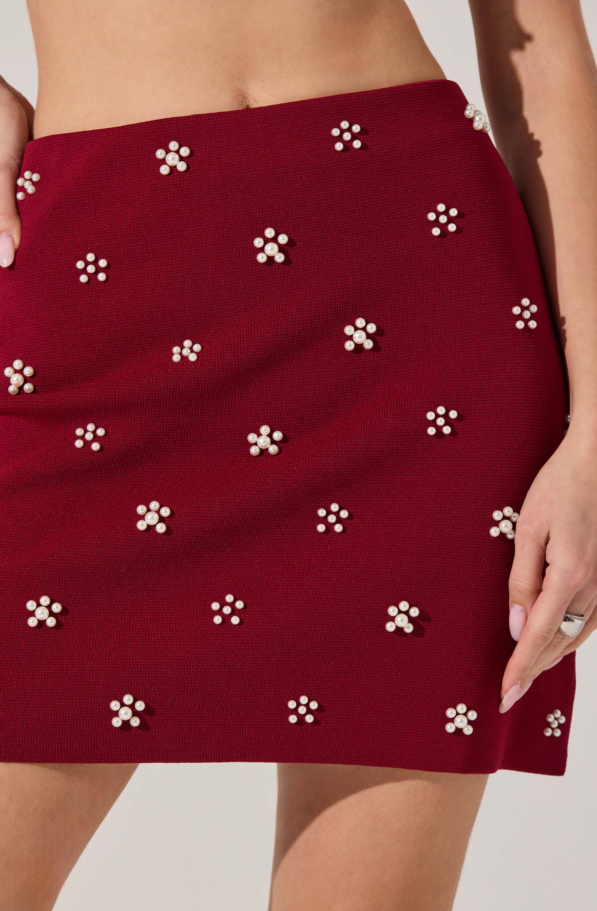 Osanna Embellished Sweater Skirt - Image 6