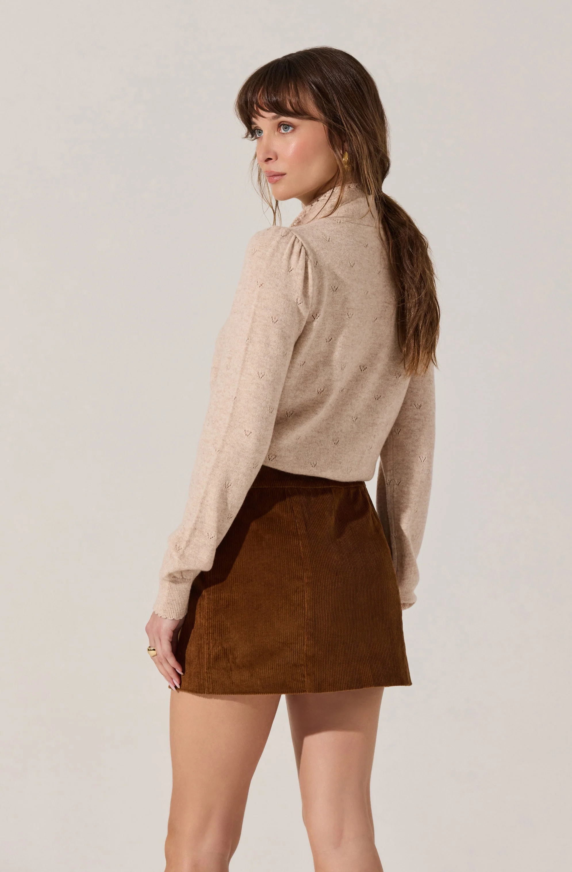 Ovalia Scarf Neck Sweater - Image 3