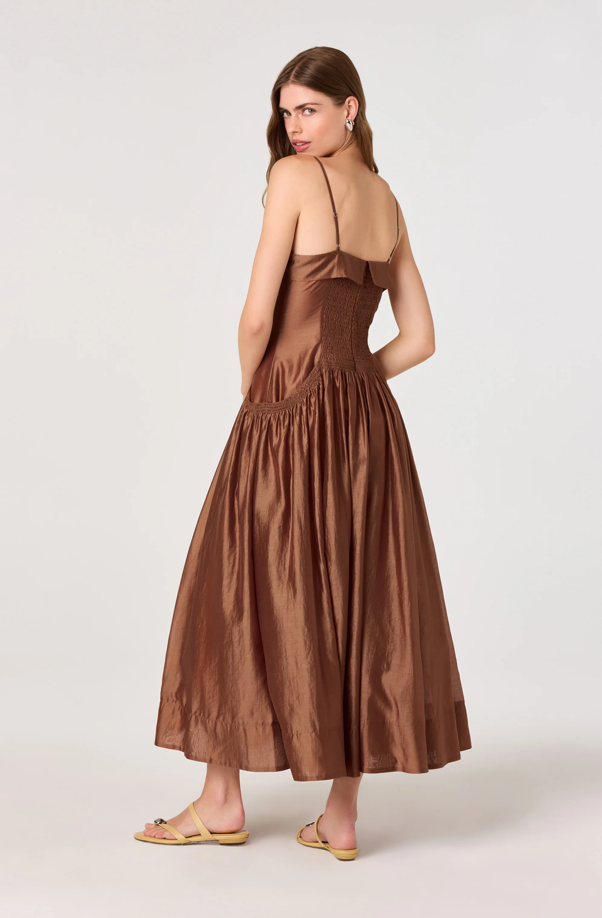 Ovina Smocked Drop-Waist Maxi Dress - Image 6