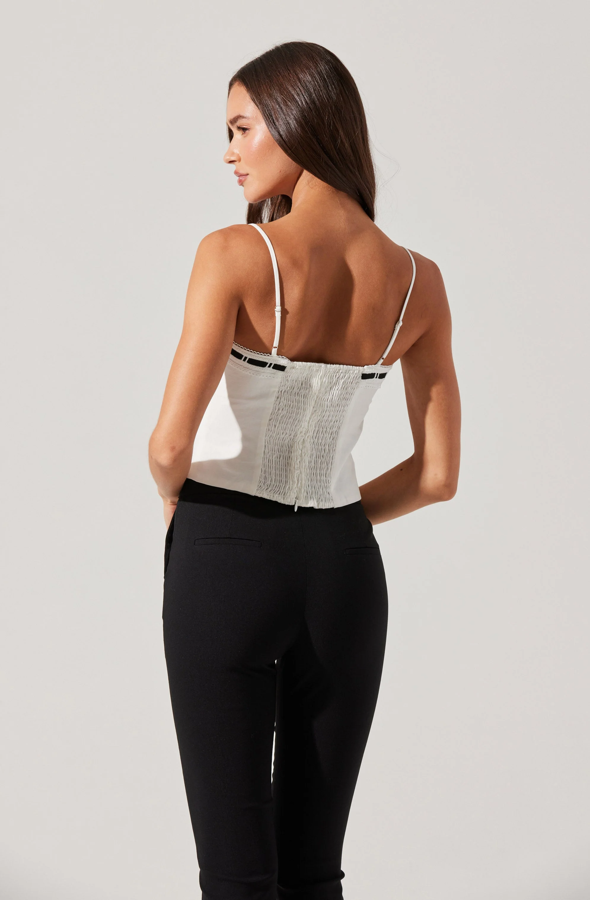Paiton Contrast Trim Cami Top - Image 4