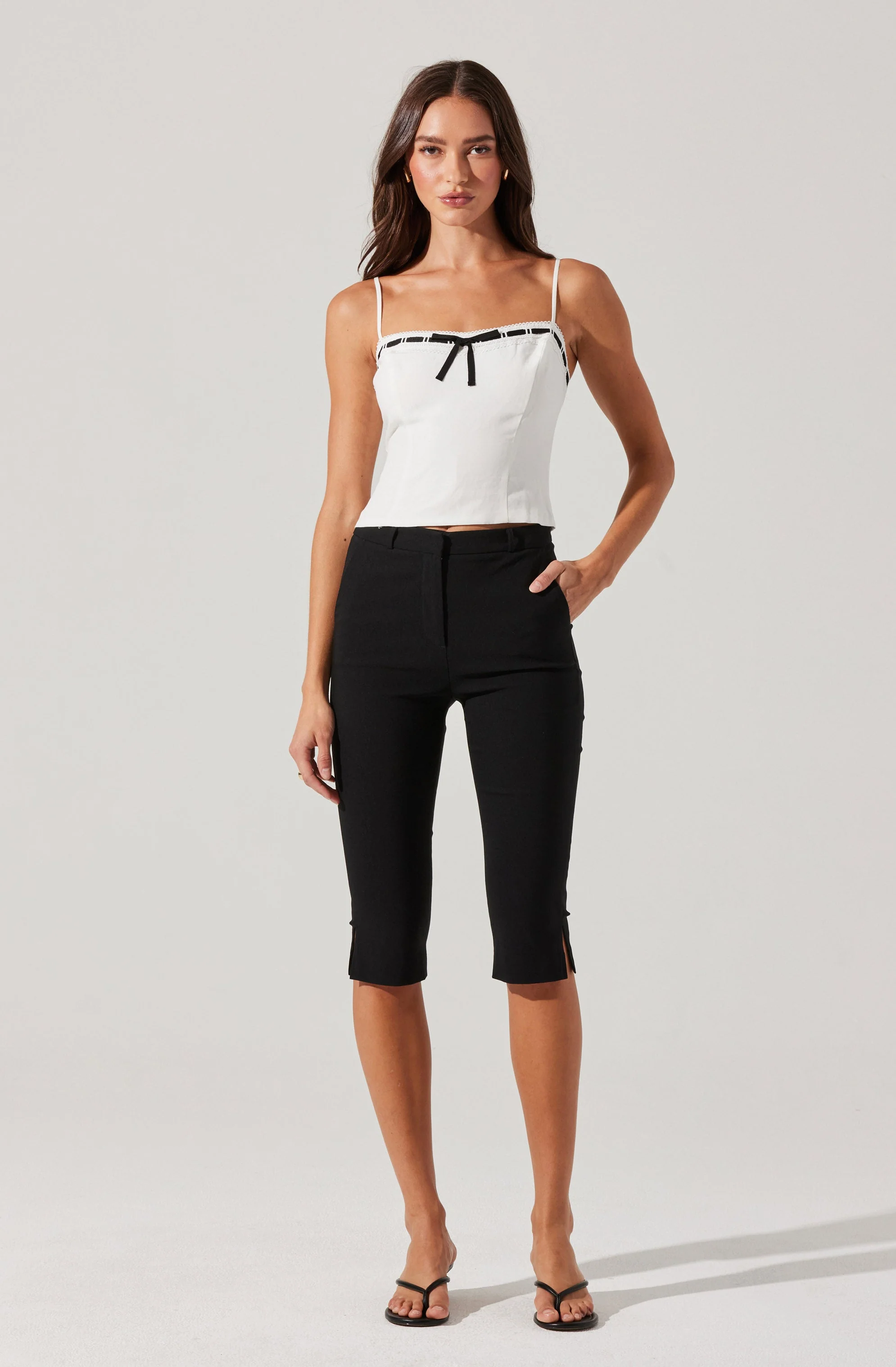 Paiton Contrast Trim Cami Top - Image 5