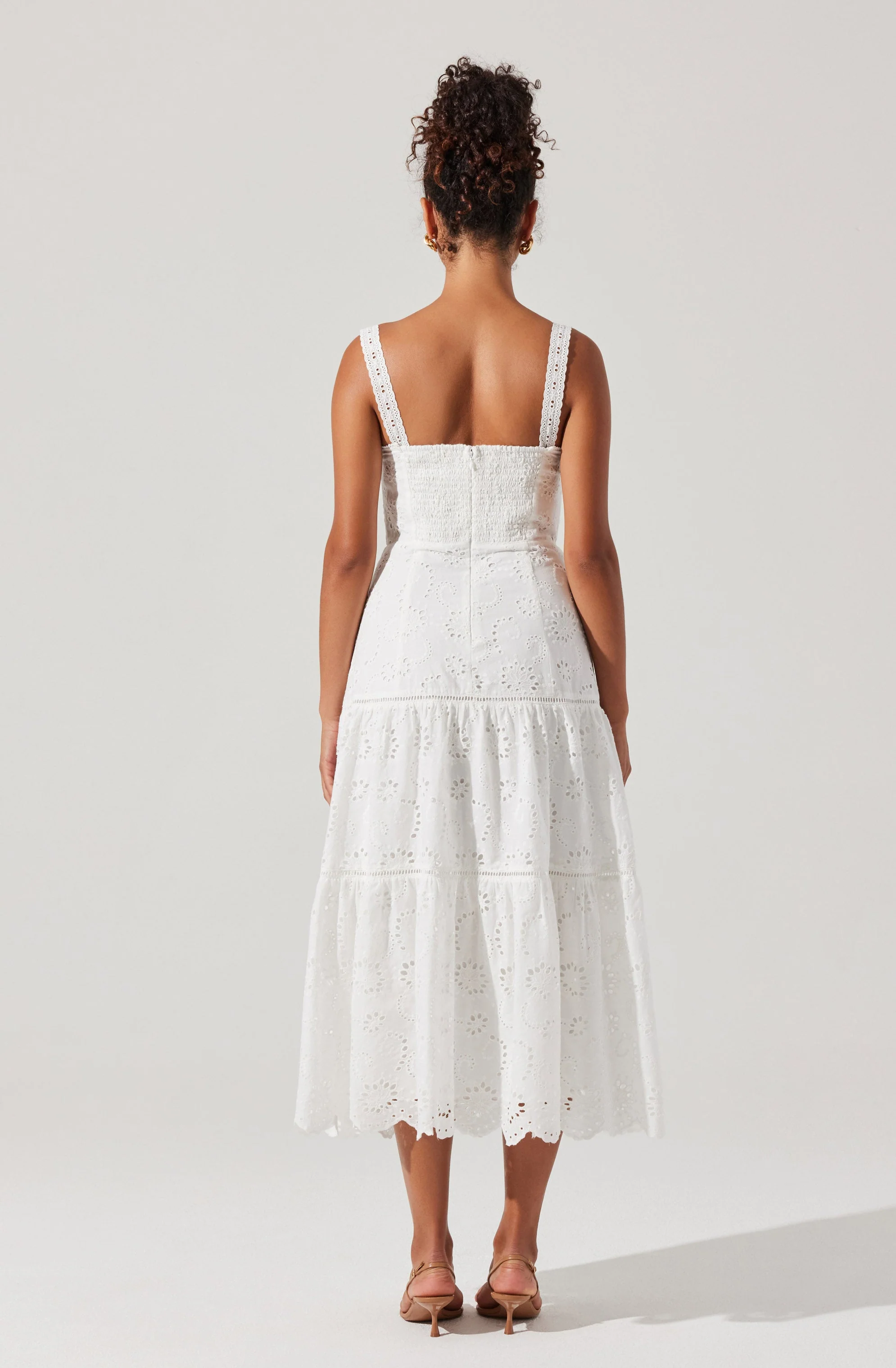Pellagia Eyelet Midi Dress - Image 2