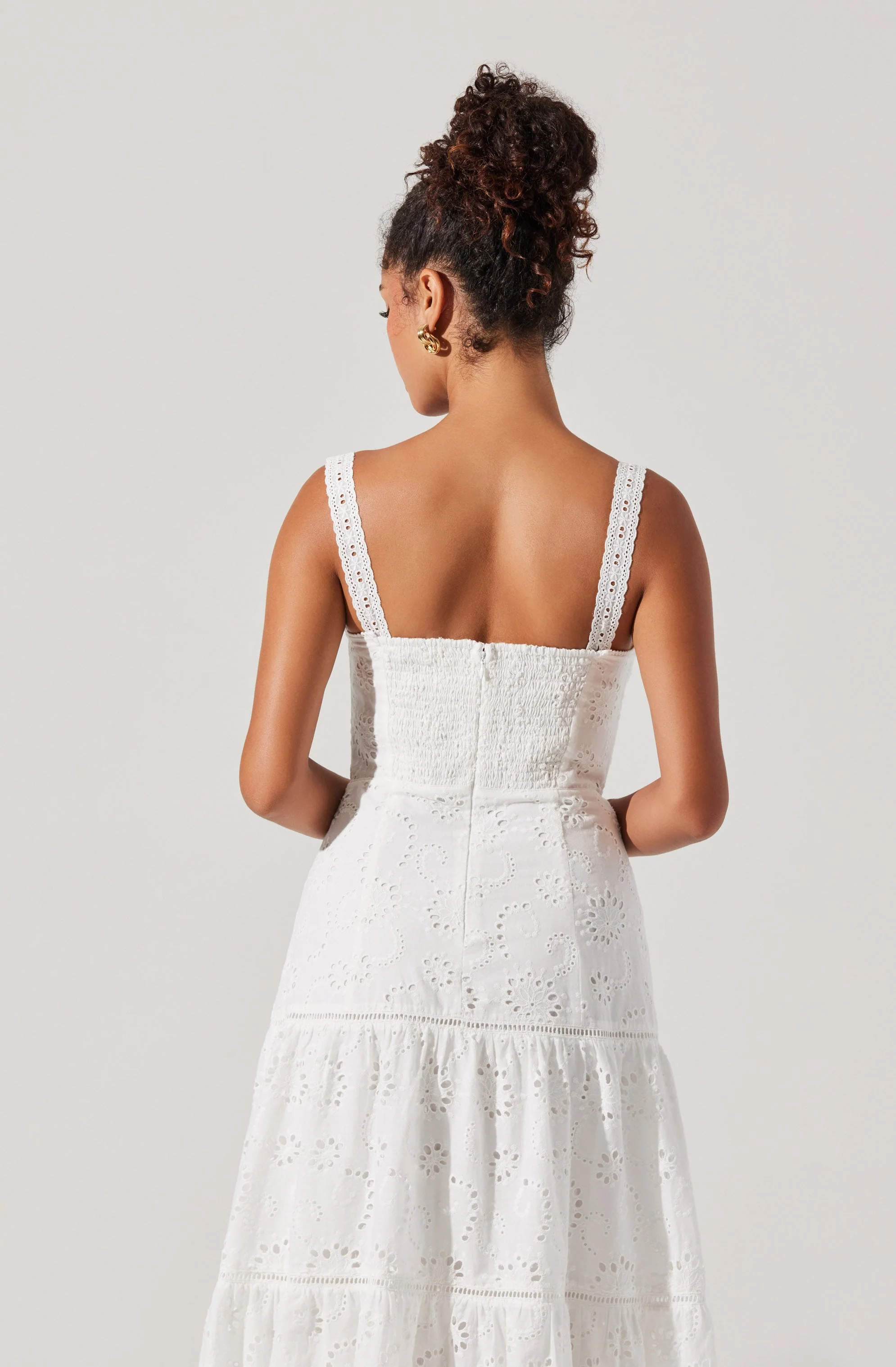 Pellagia Eyelet Midi Dress - Image 6
