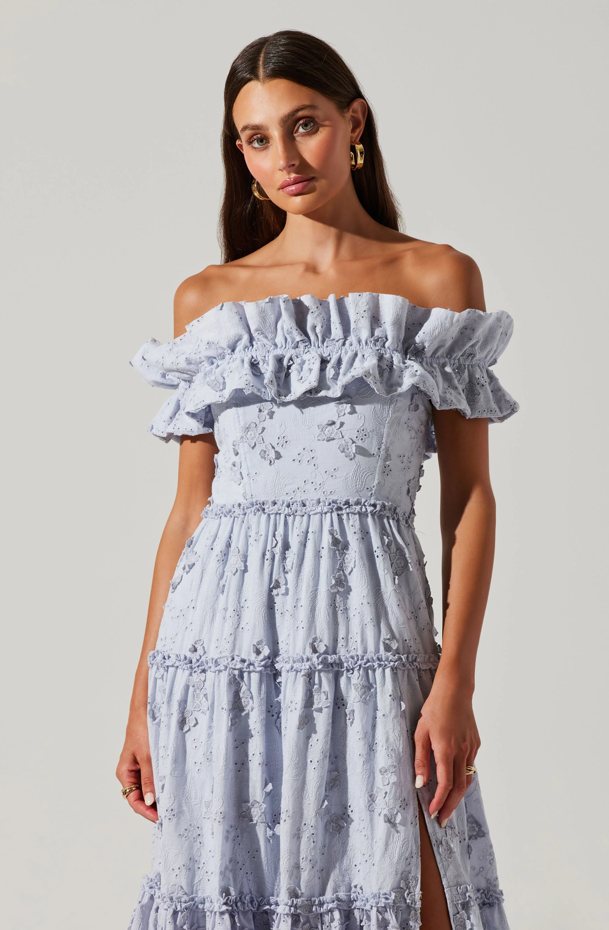 Piccola Off Shoulder Maxi Dress - Image 10