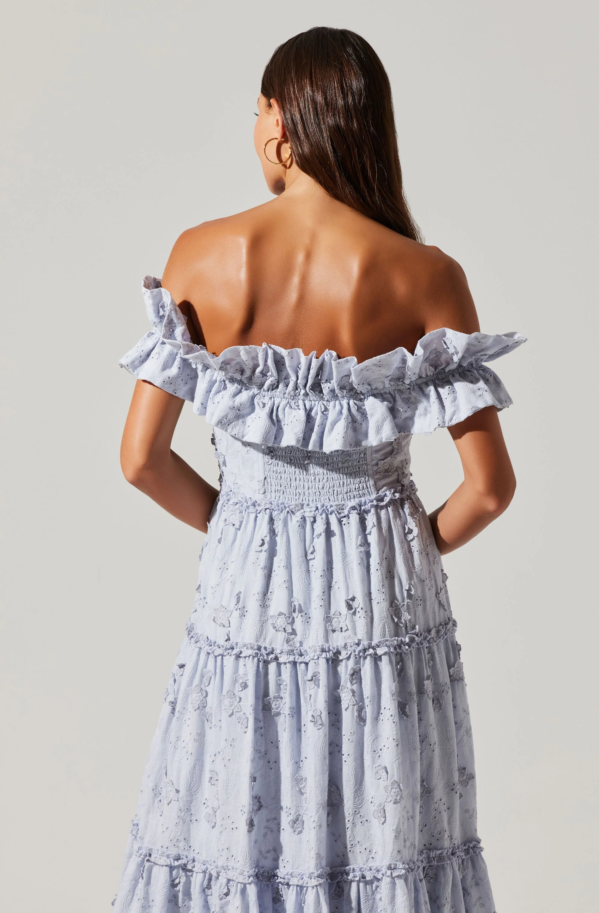 Piccola Off Shoulder Maxi Dress - Image 11
