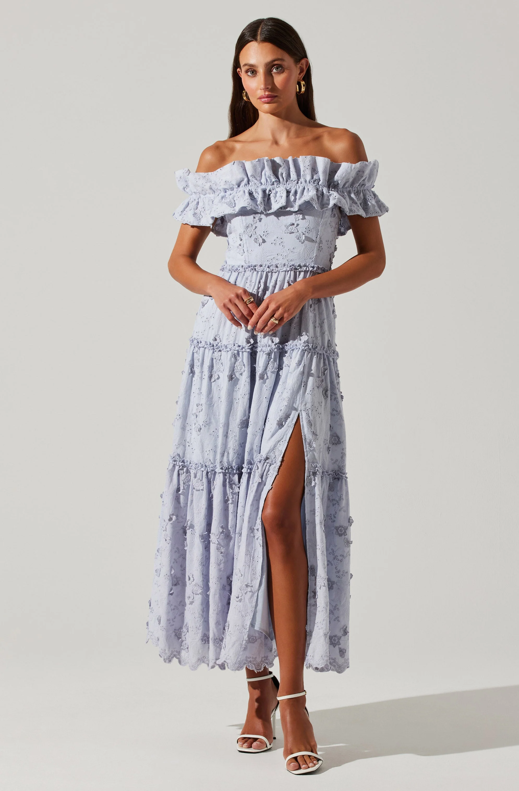 Piccola Off Shoulder Maxi Dress - Image 9