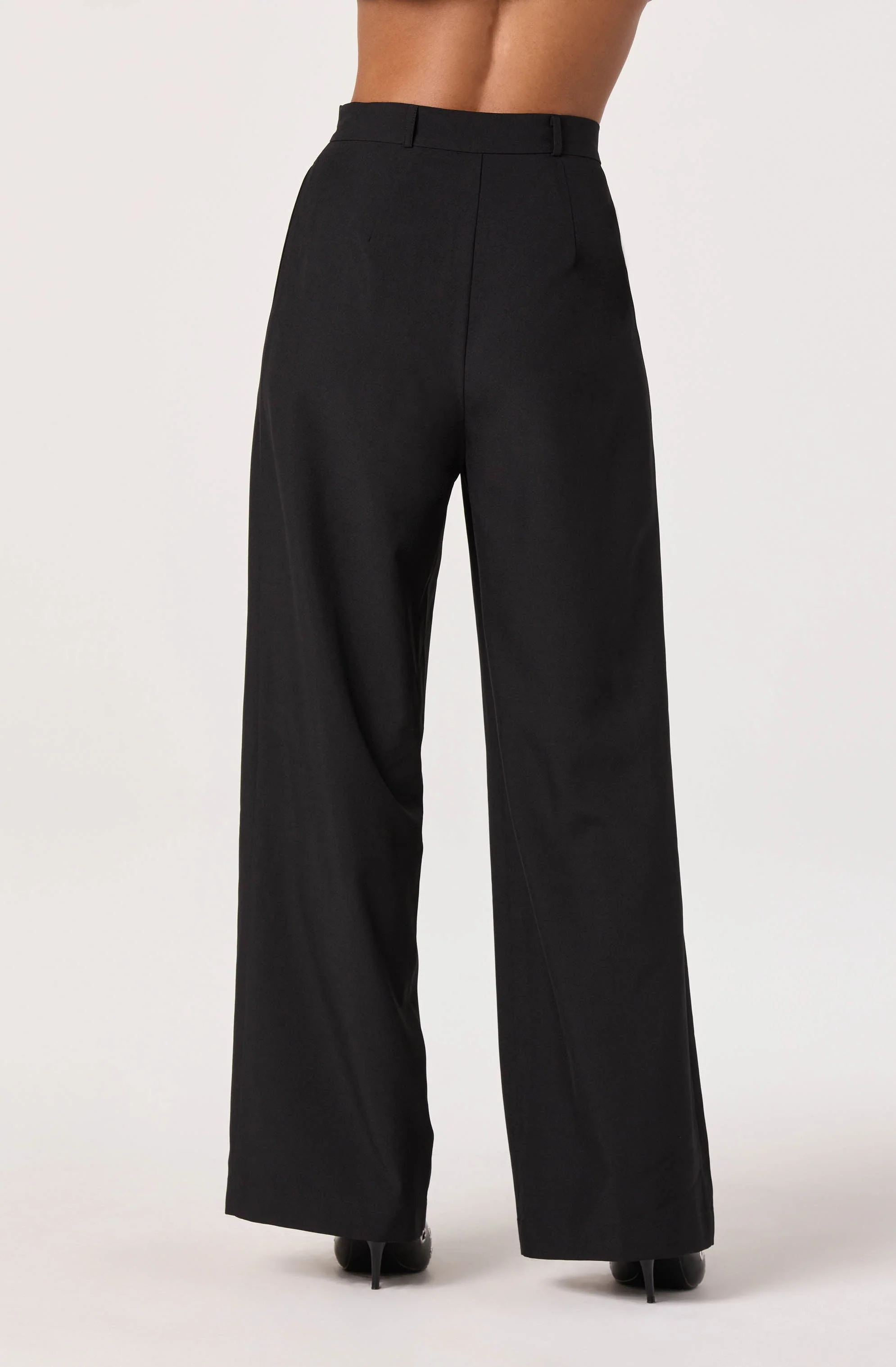 Pleated High Waist Trouser - Image 3