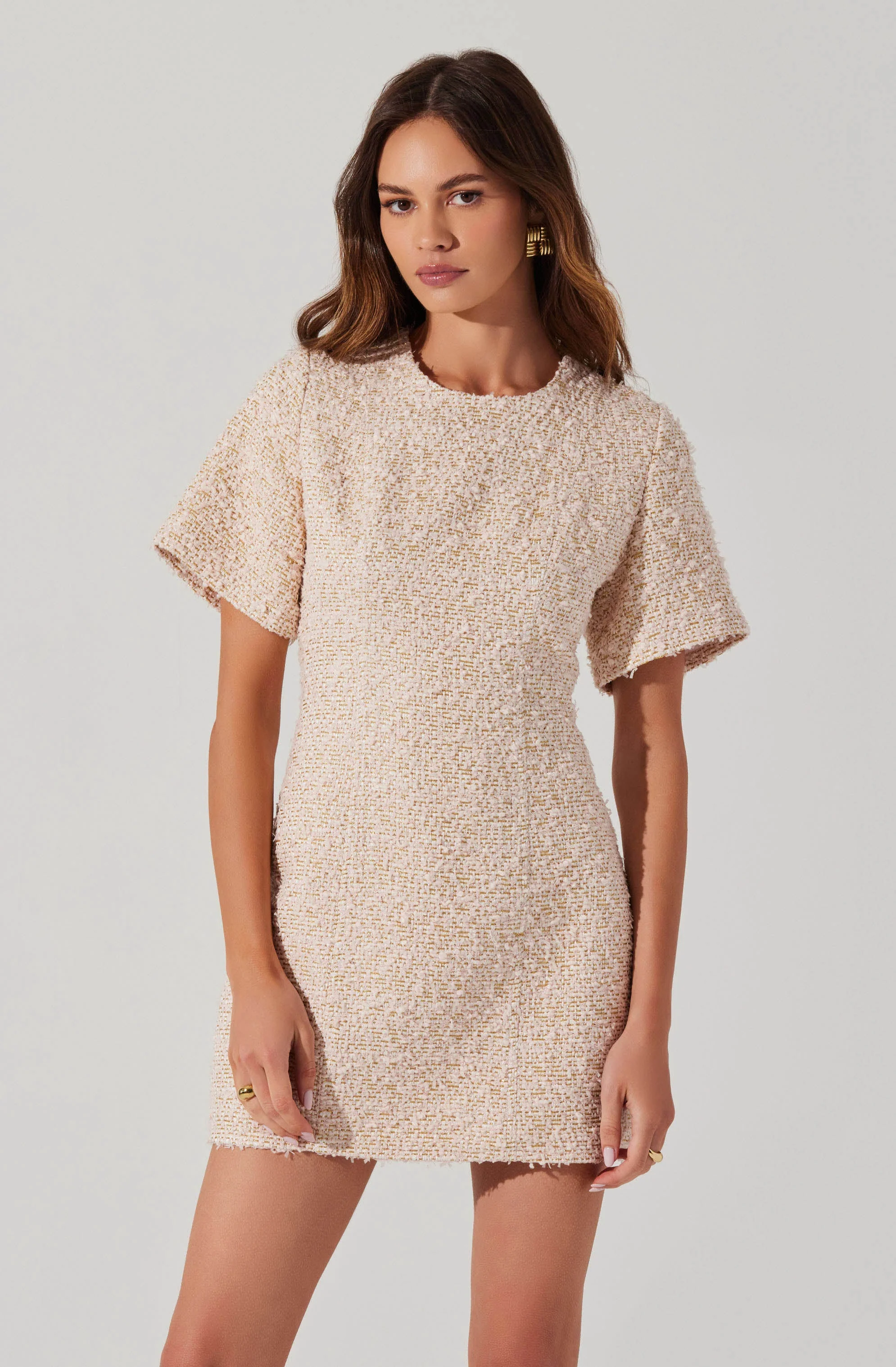 Portilla Tweed Mini Dress - Image 4