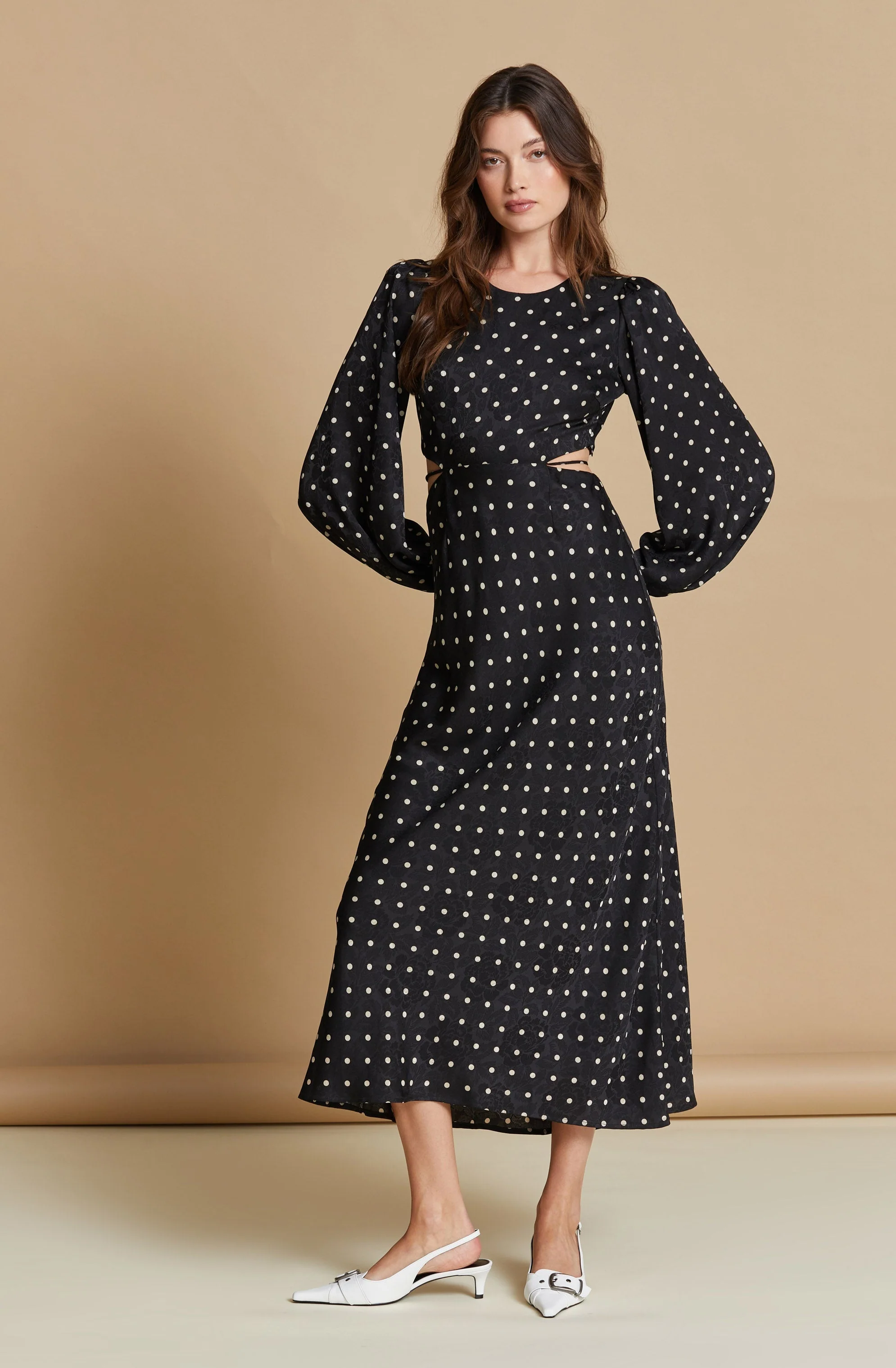 Quinn Floral Cutout Maxi Dress - Image 12