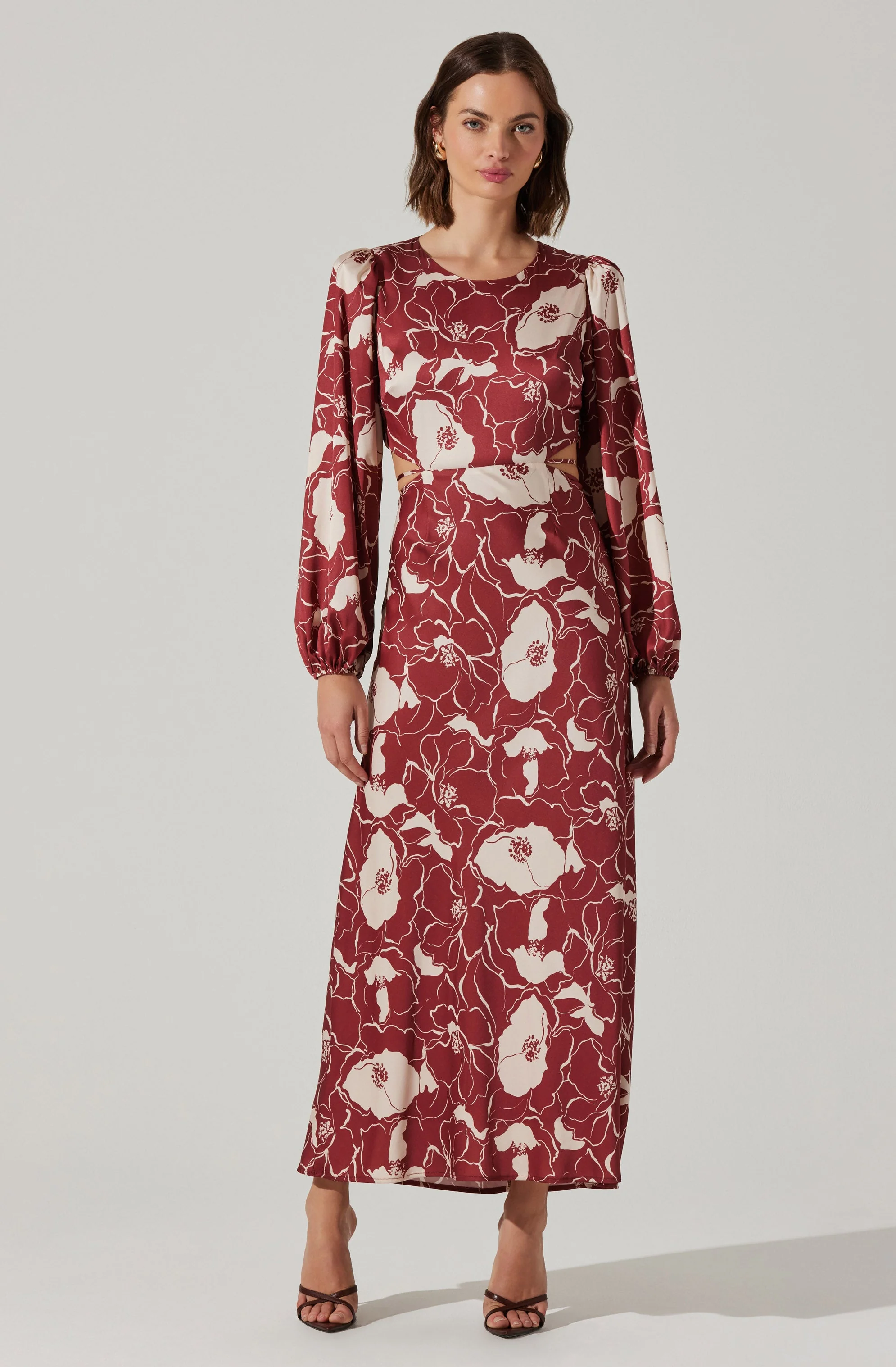 Quinn Floral Cutout Maxi Dress - Image 13