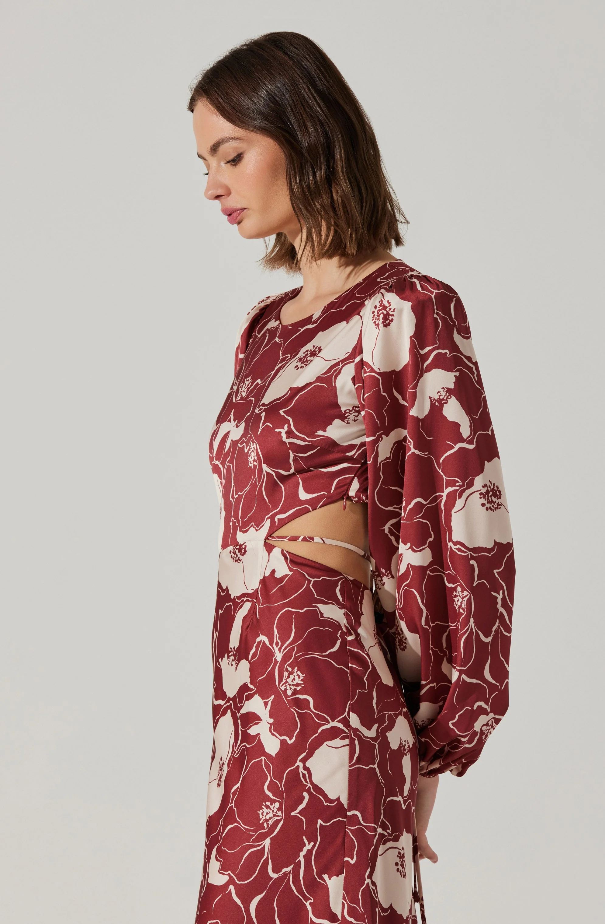 Quinn Floral Cutout Maxi Dress - Image 14