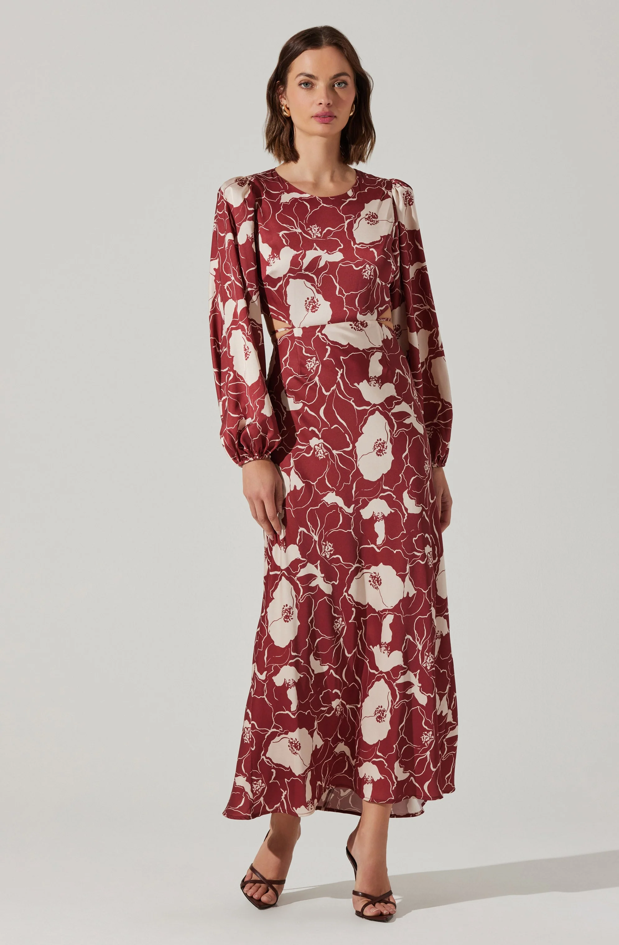 Quinn Floral Cutout Maxi Dress - Image 15