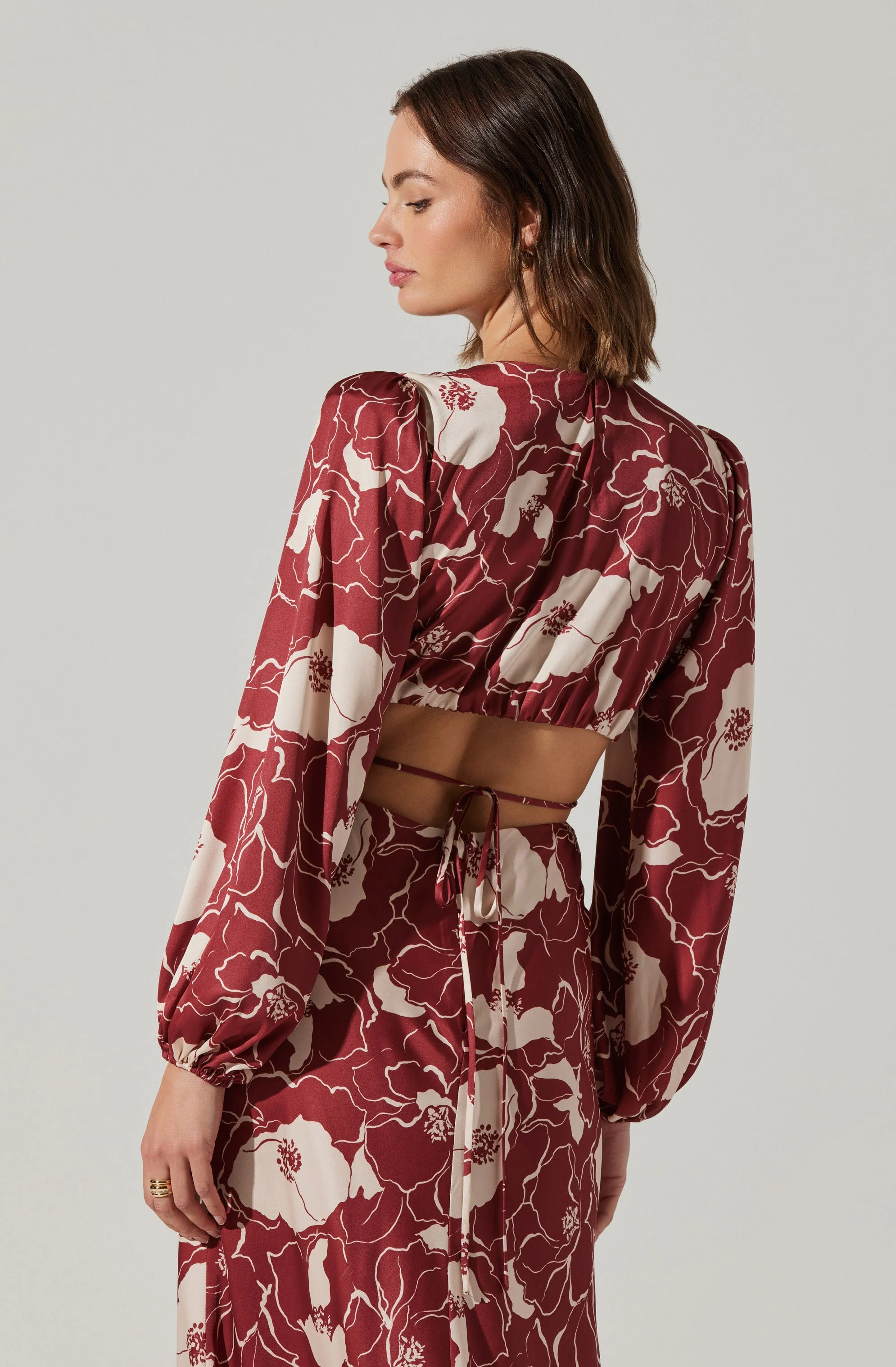 Quinn Floral Cutout Maxi Dress - Image 16