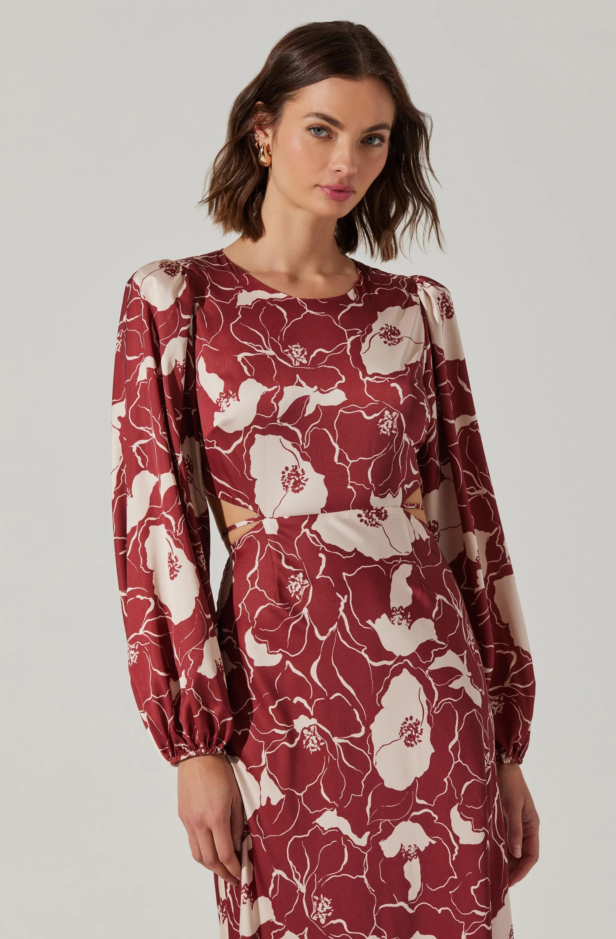 Quinn Floral Cutout Maxi Dress - Image 17