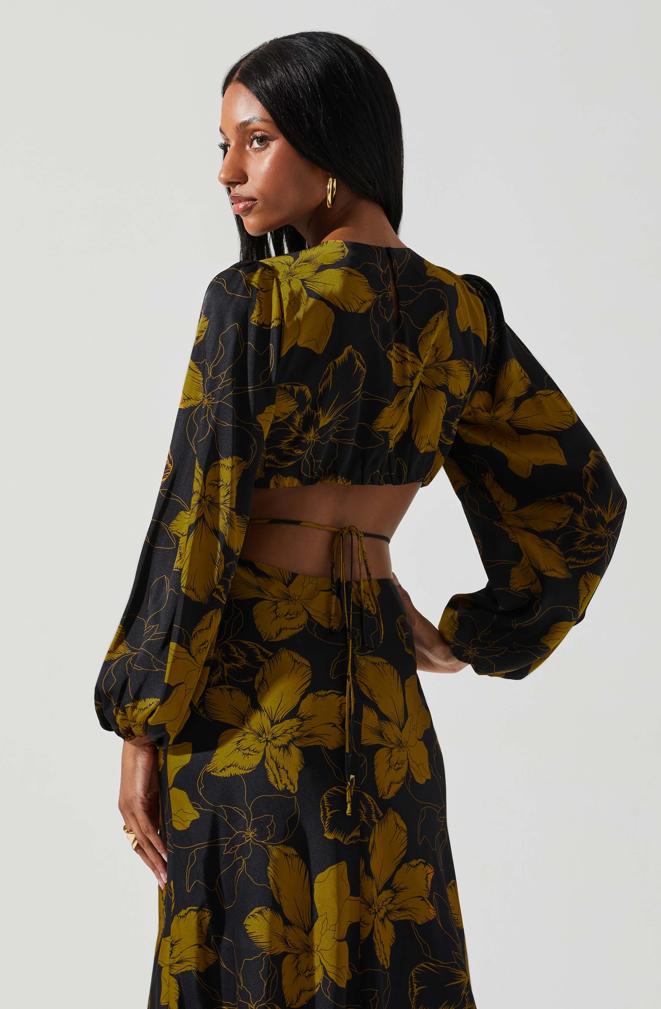 Quinn Floral Cutout Maxi Dress - Image 23