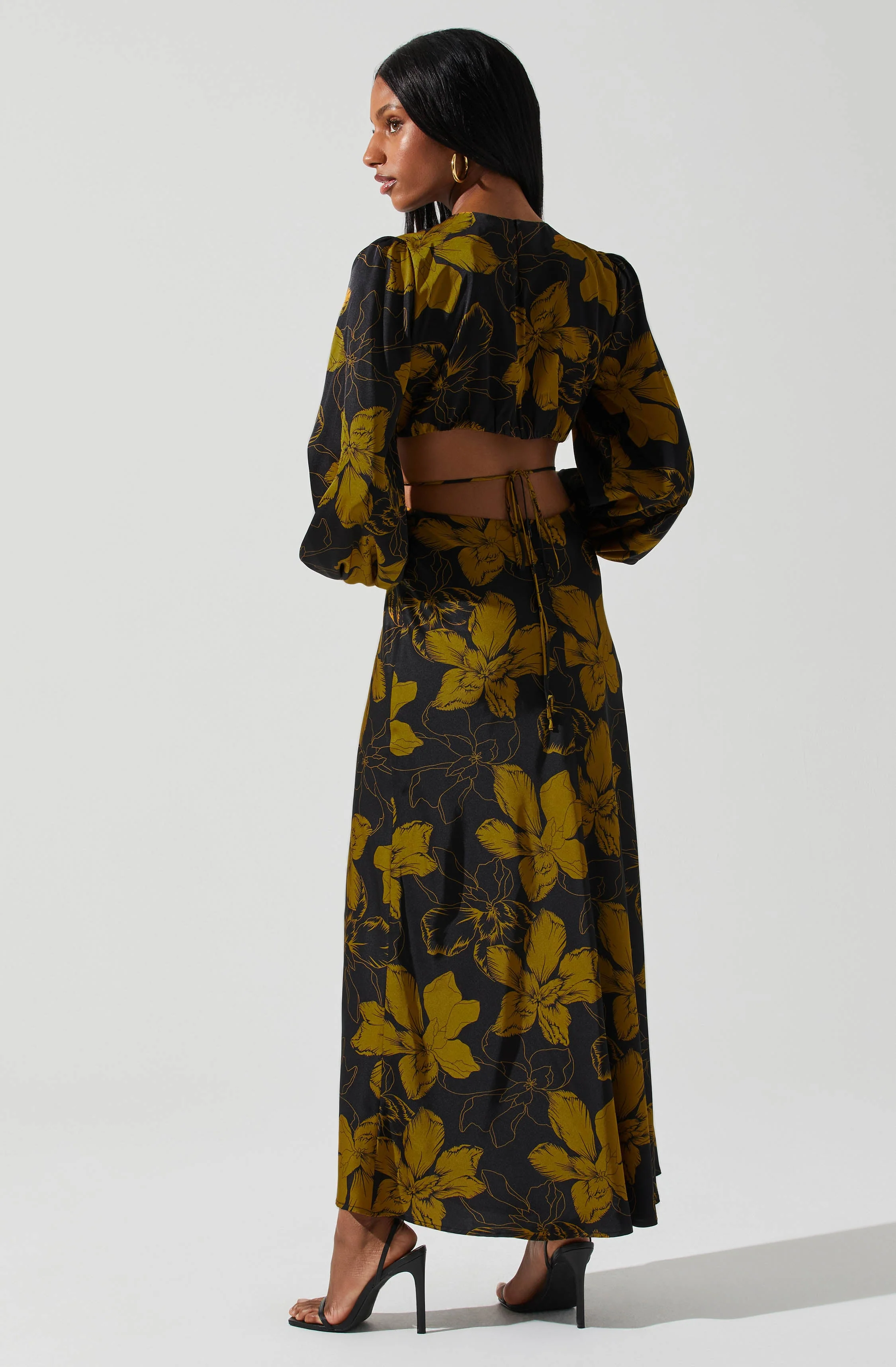Quinn Floral Cutout Maxi Dress - Image 24