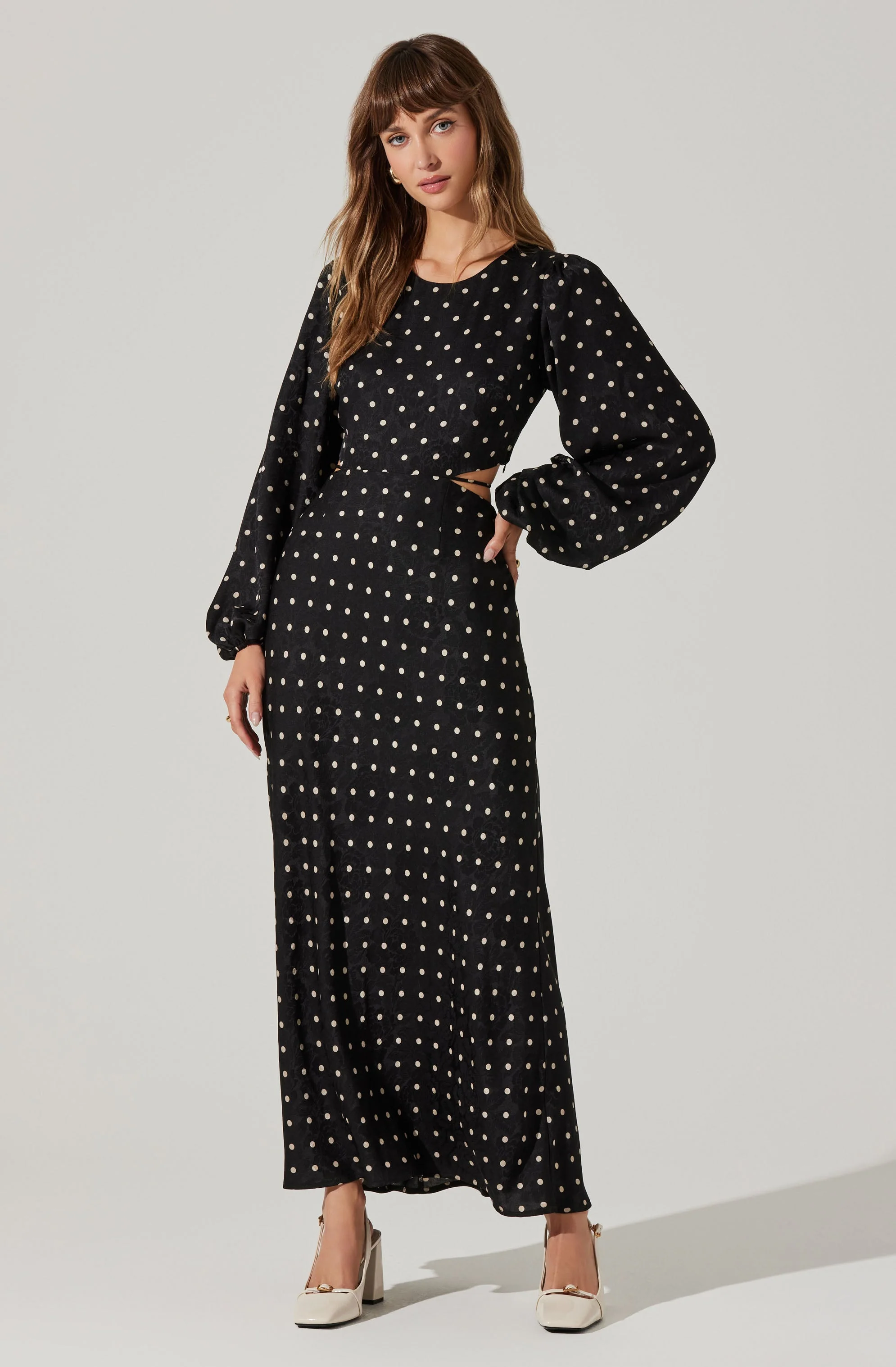 Quinn Floral Cutout Maxi Dress - Image 7