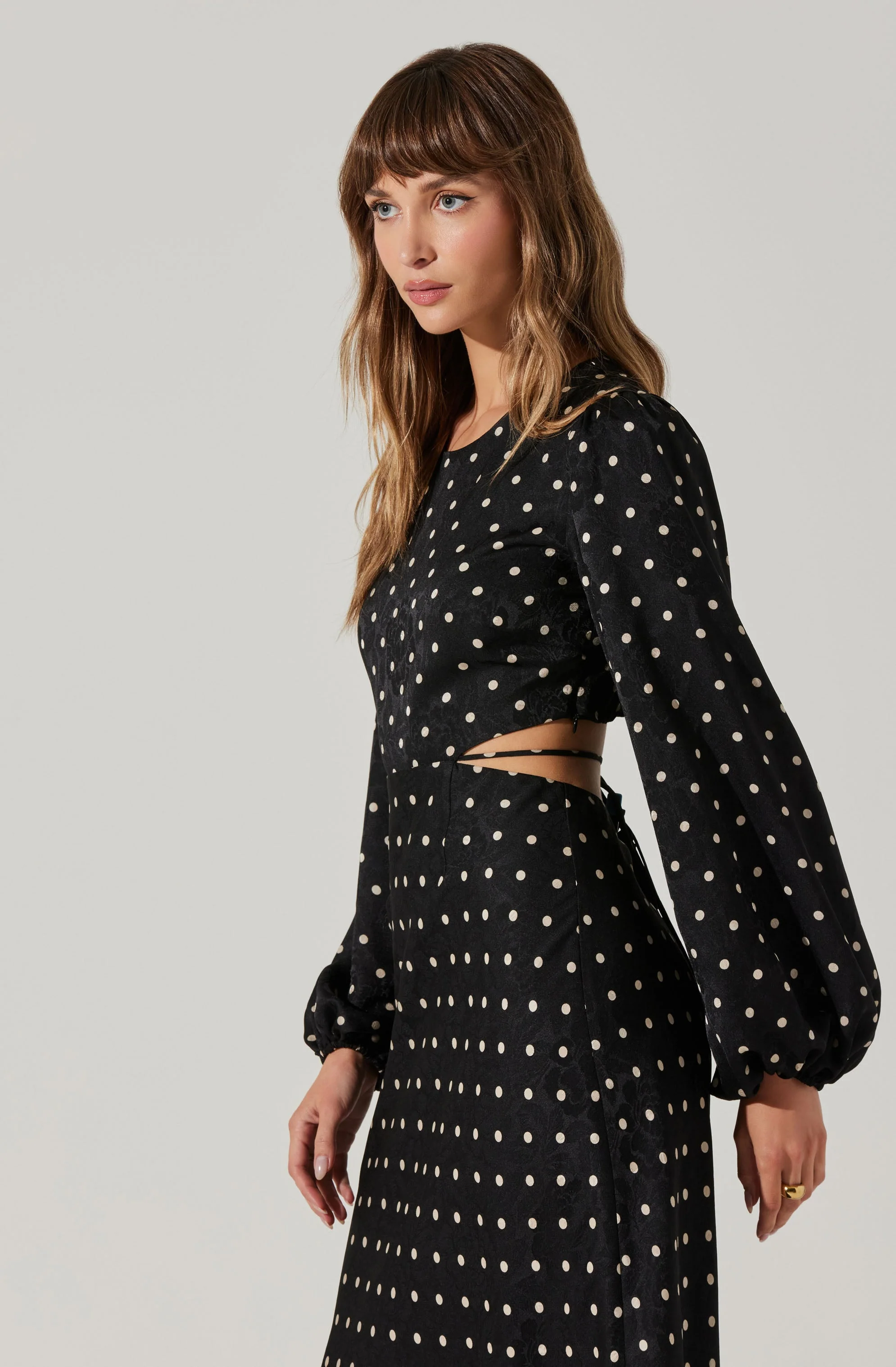 Quinn Floral Cutout Maxi Dress - Image 8