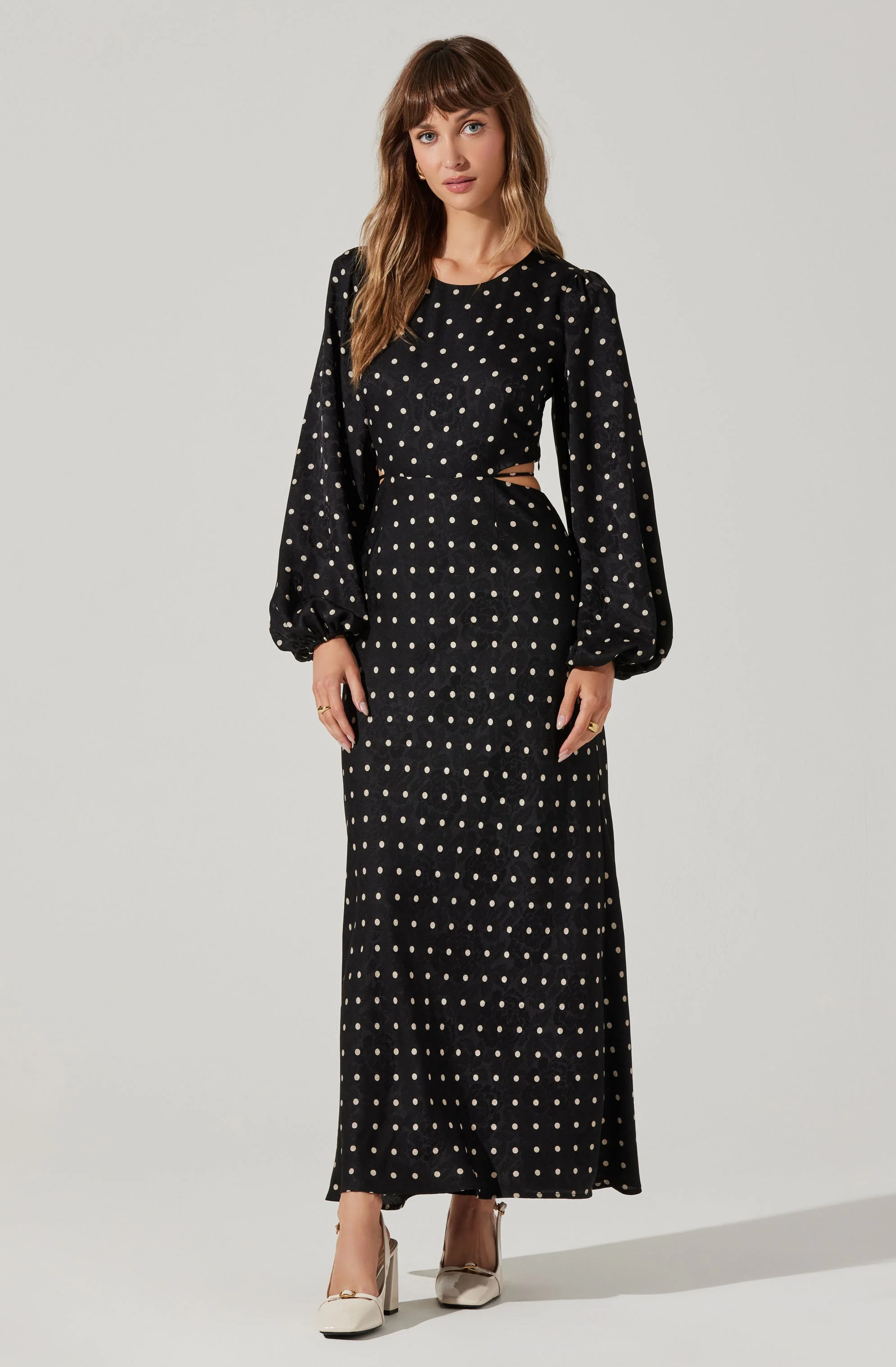 Quinn Floral Cutout Maxi Dress - Image 9