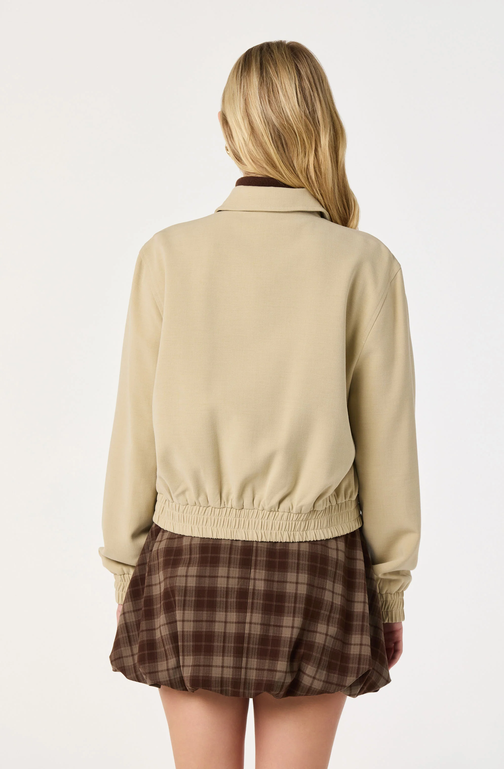 Reid Collared Bomber Jacket - Image 4