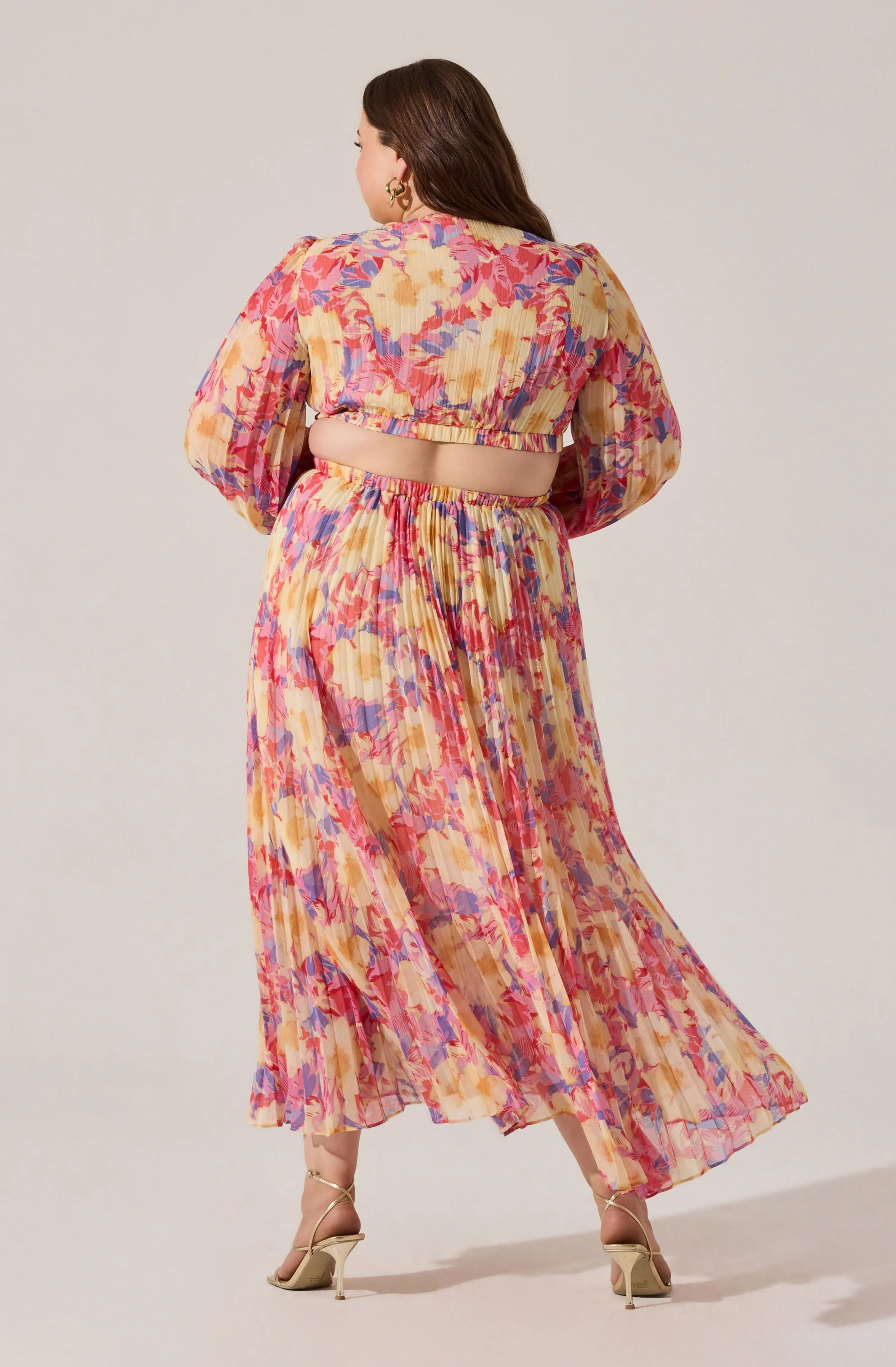 Revery Floral Long Sleeve Maxi Dress - Image 18